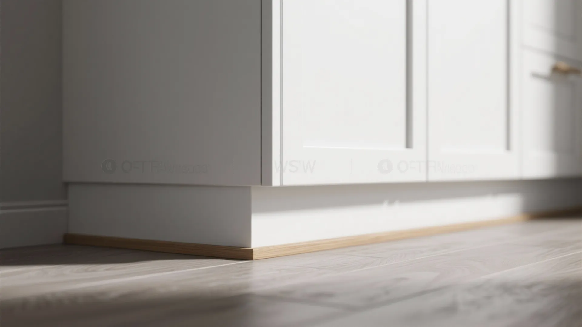 4. Raised toe-kick and recessed legs for a light-floating effect