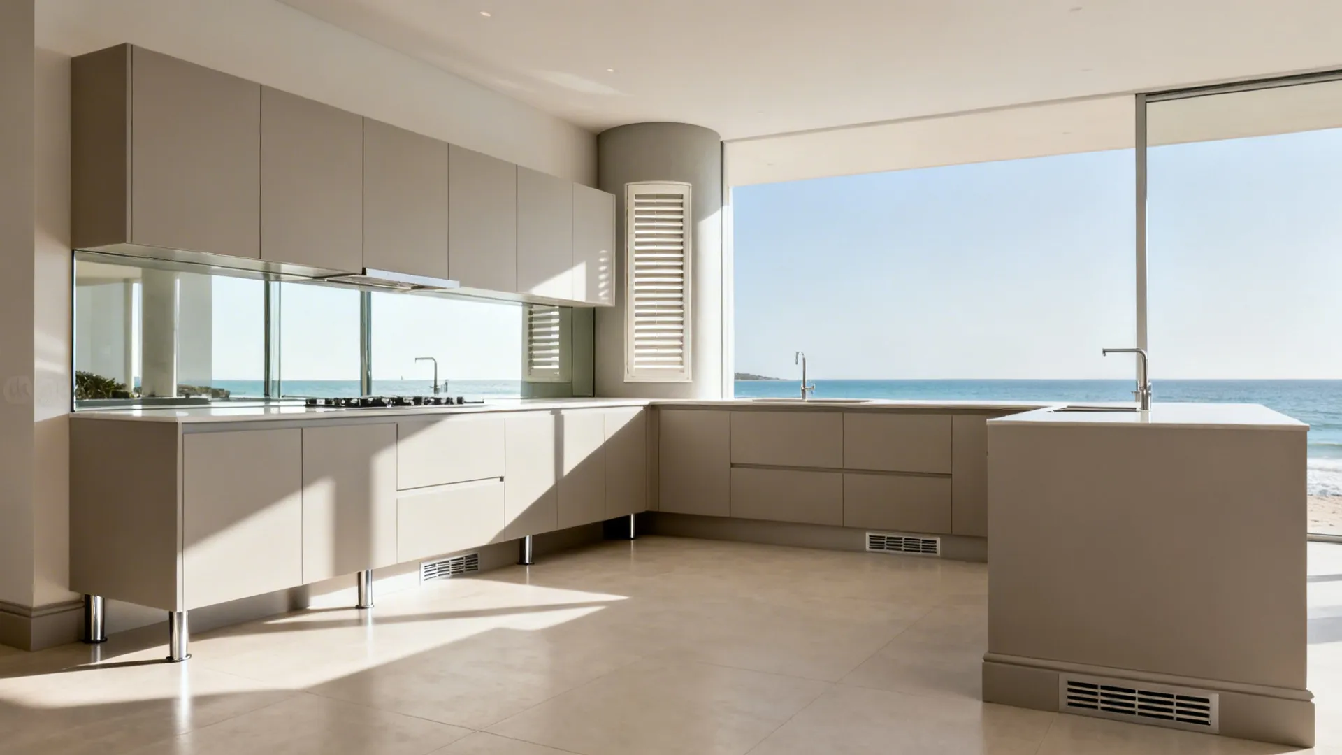 Elevated base cabinets and smart ventilation