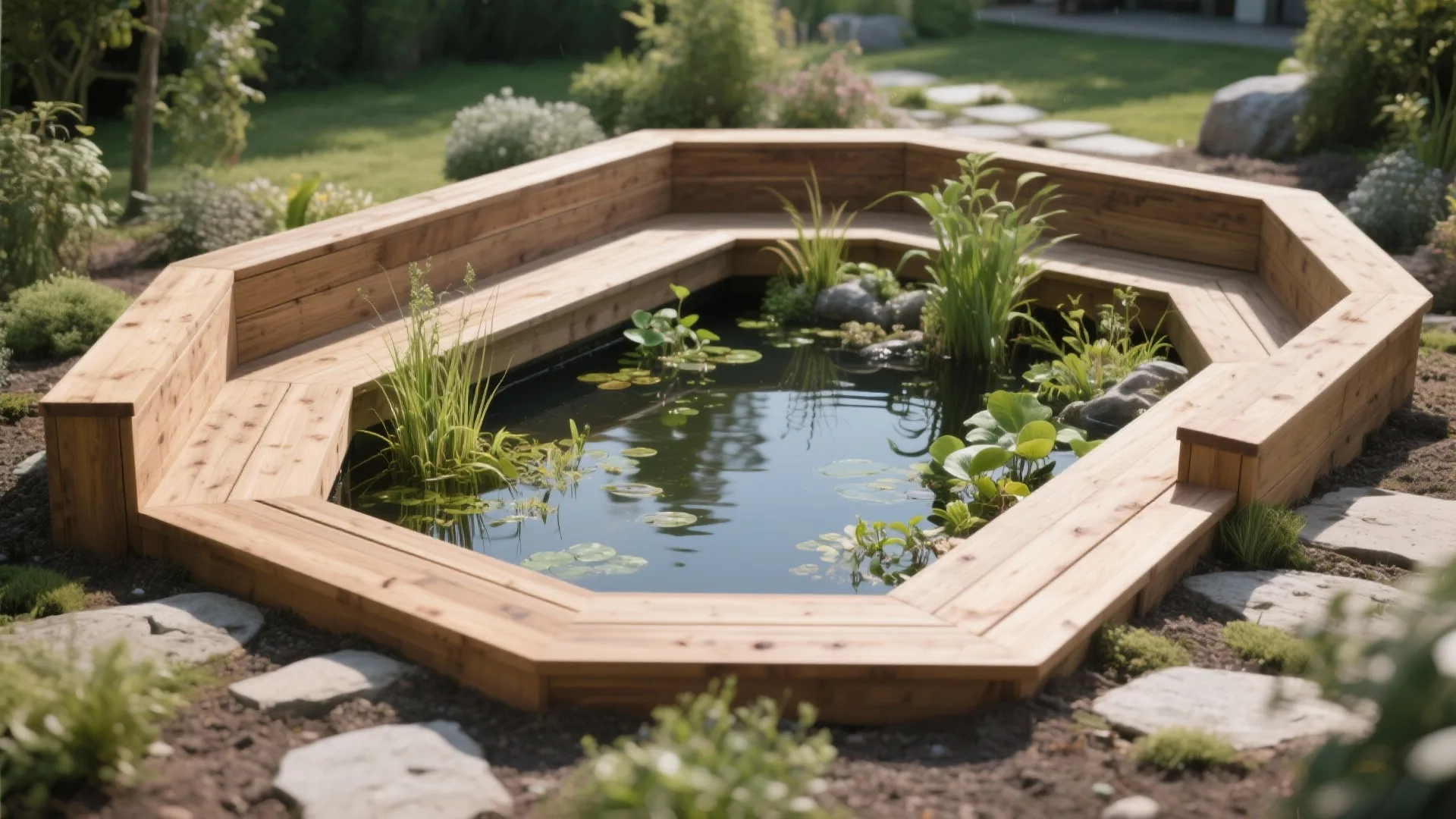 5: Raised Wooden Pond