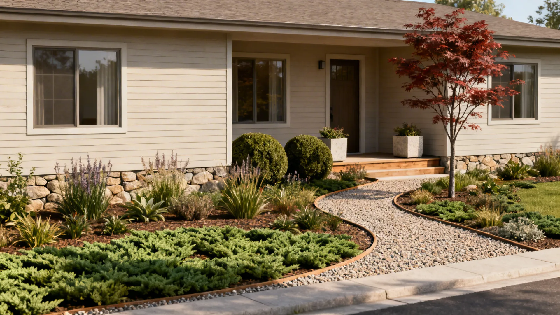 5 Front Landscaping Ideas for Ranch Homes
