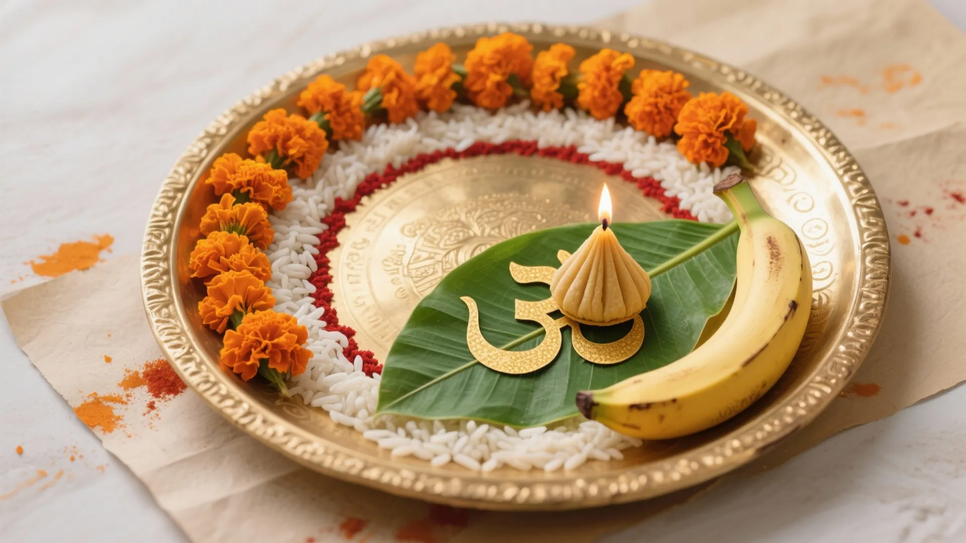 Rangoli-Inspired Color Blocking on the Plate