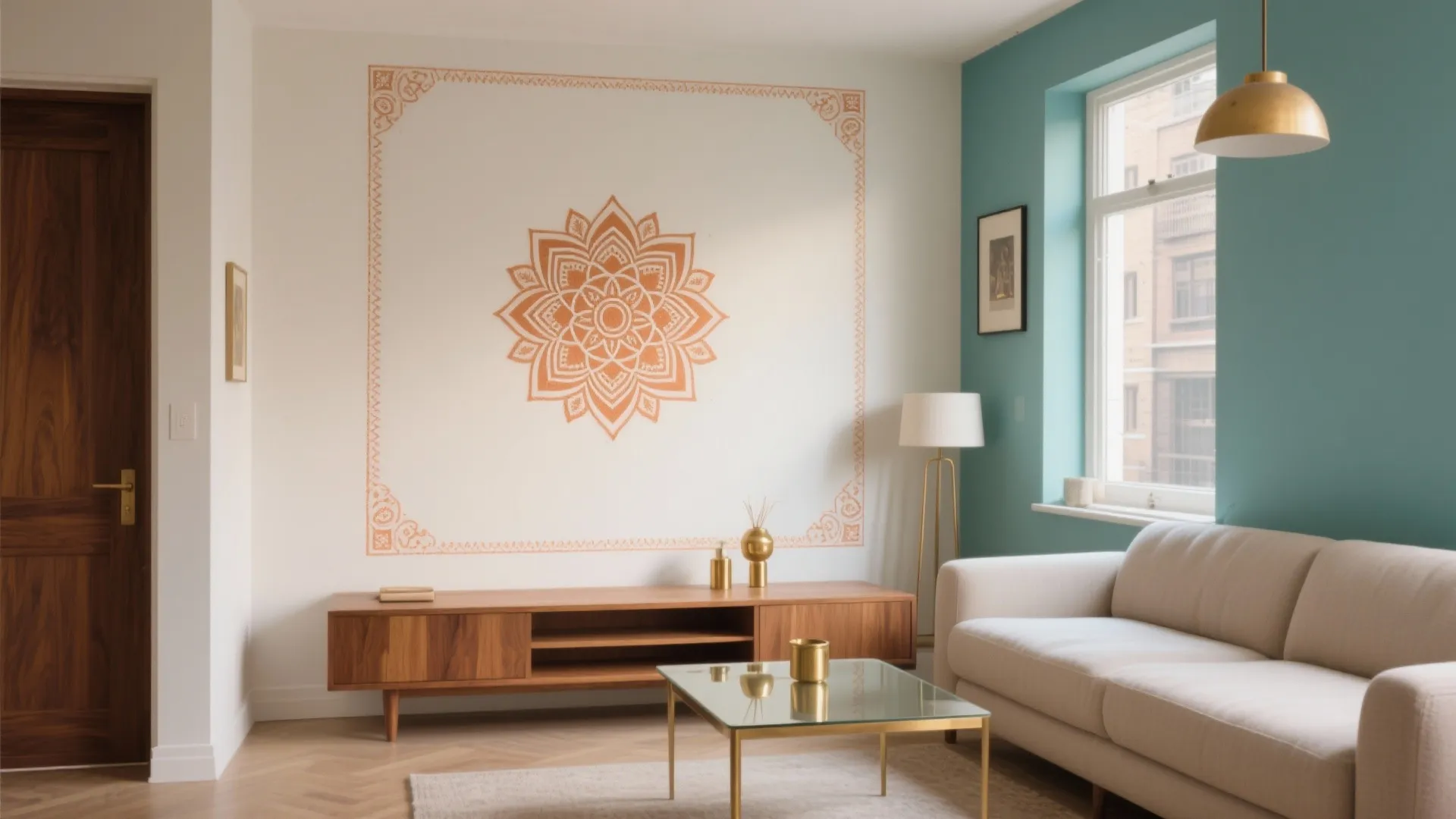 Rangoli Wall Design: 5 Stunning Ideas for Small Spaces: An interior designer’s guide to bringing rangoli onto your walls—smart, renter-friendly, and beautifully personal