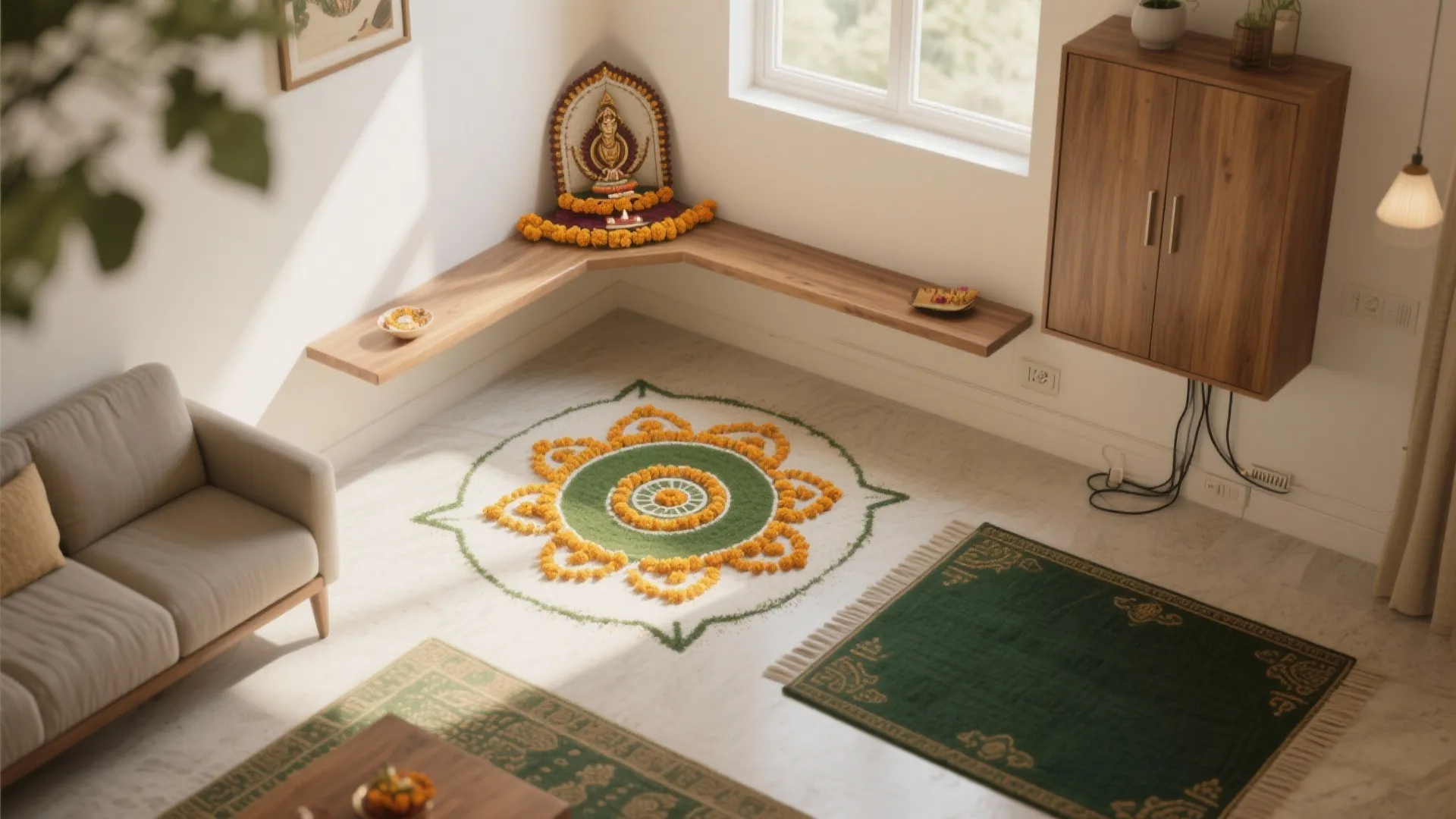 Rangoli Zoning With A Compact Layout