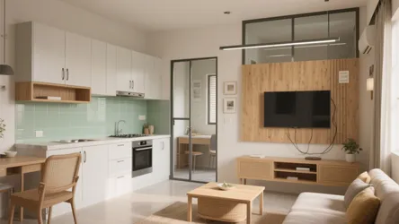 1 BHK Flat in Rasayani: 5 Smart Design Ideas