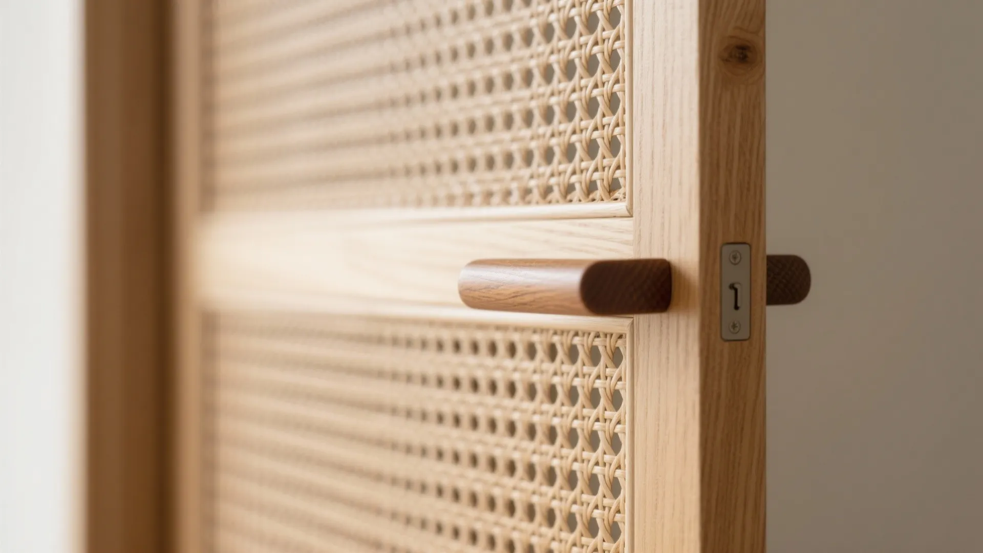 Warm wood tones without shrinking the room