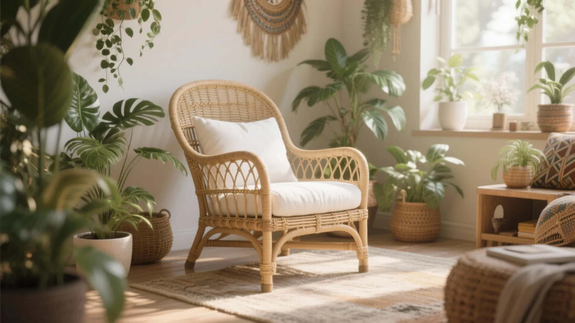 4. Rattan and Wicker Accents