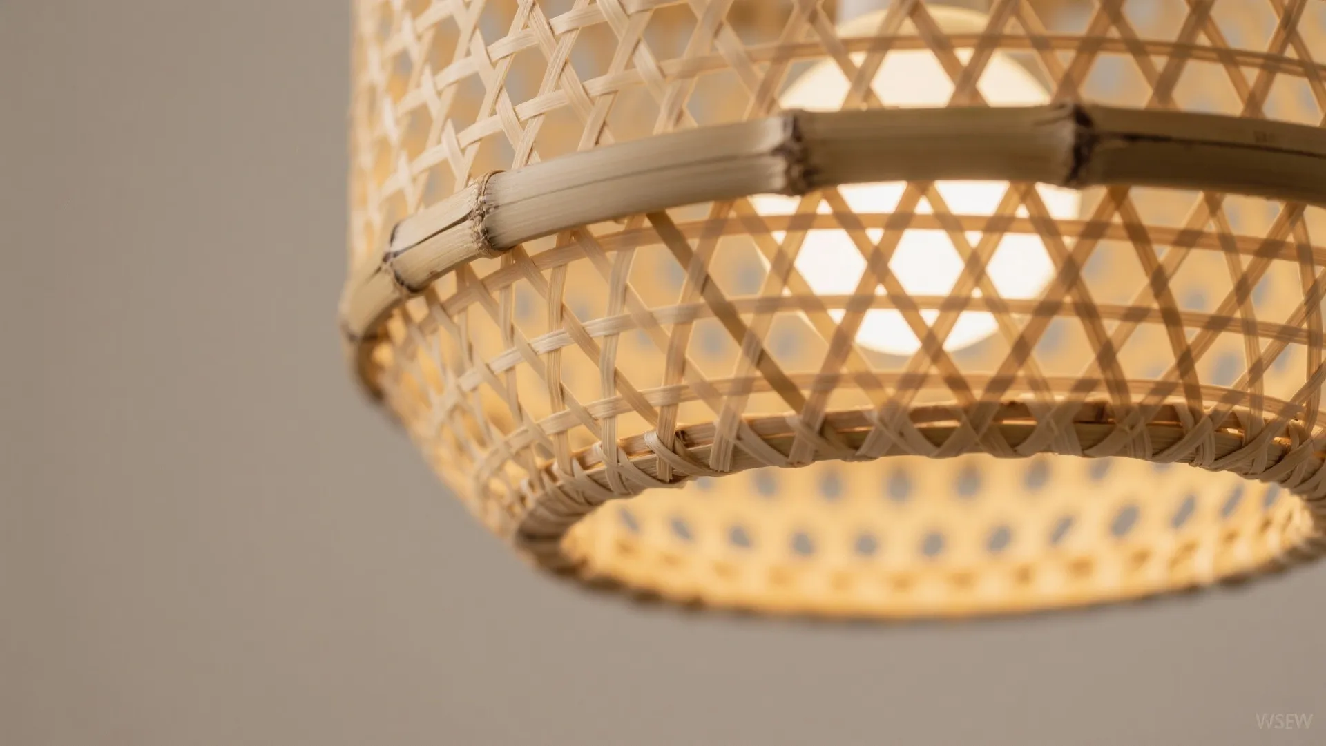 Rattan-Weave Shades for Texture and Shadow Play