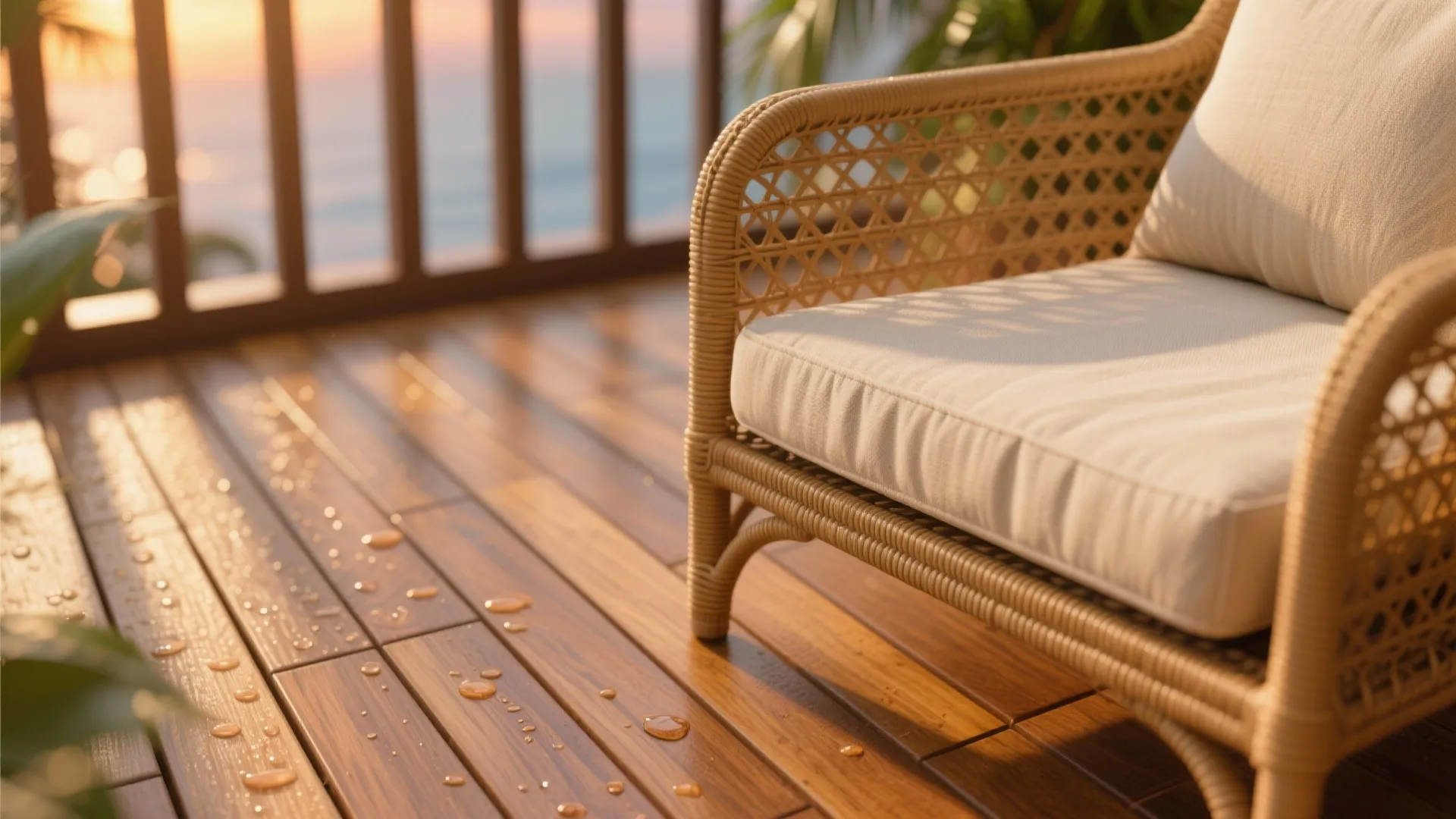 Warm Wood and Rattan, Built for the Tropics