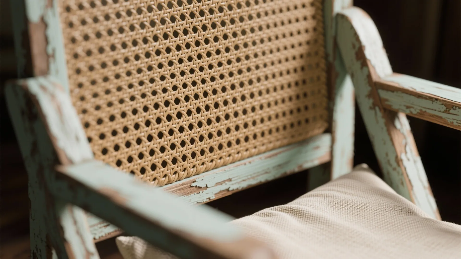 4. Texture beats size: mix woods and woven accents