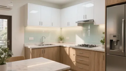 5 Small-Kitchen Design Ideas for a 3 BHK Flat in Ravet