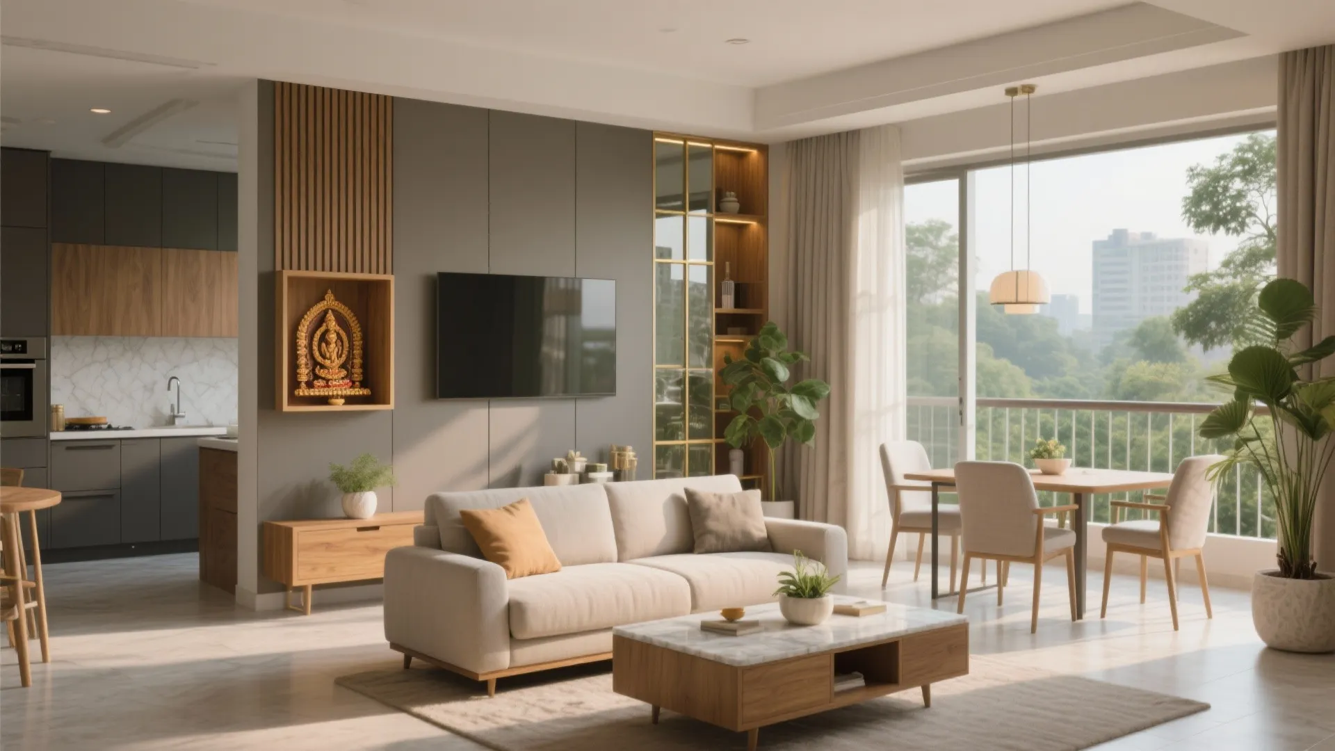 5 Design Ideas for a 4 BHK Flat in Ravet Pune: A senior interior designer’s friendly guide to elevate a 4 BHK in Ravet—smart zoning, flexible rooms, balcony biophilia, pooja niches, and lighting that flatters Pune’s light and climate.