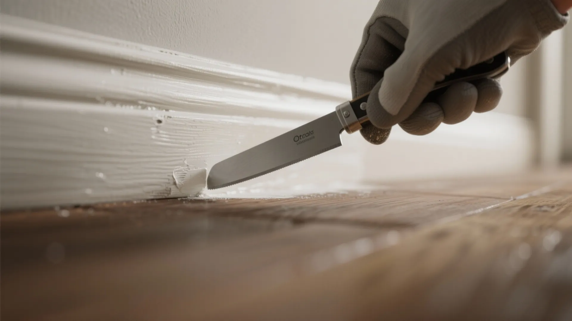 2. Use a razor blade to shave a sliver