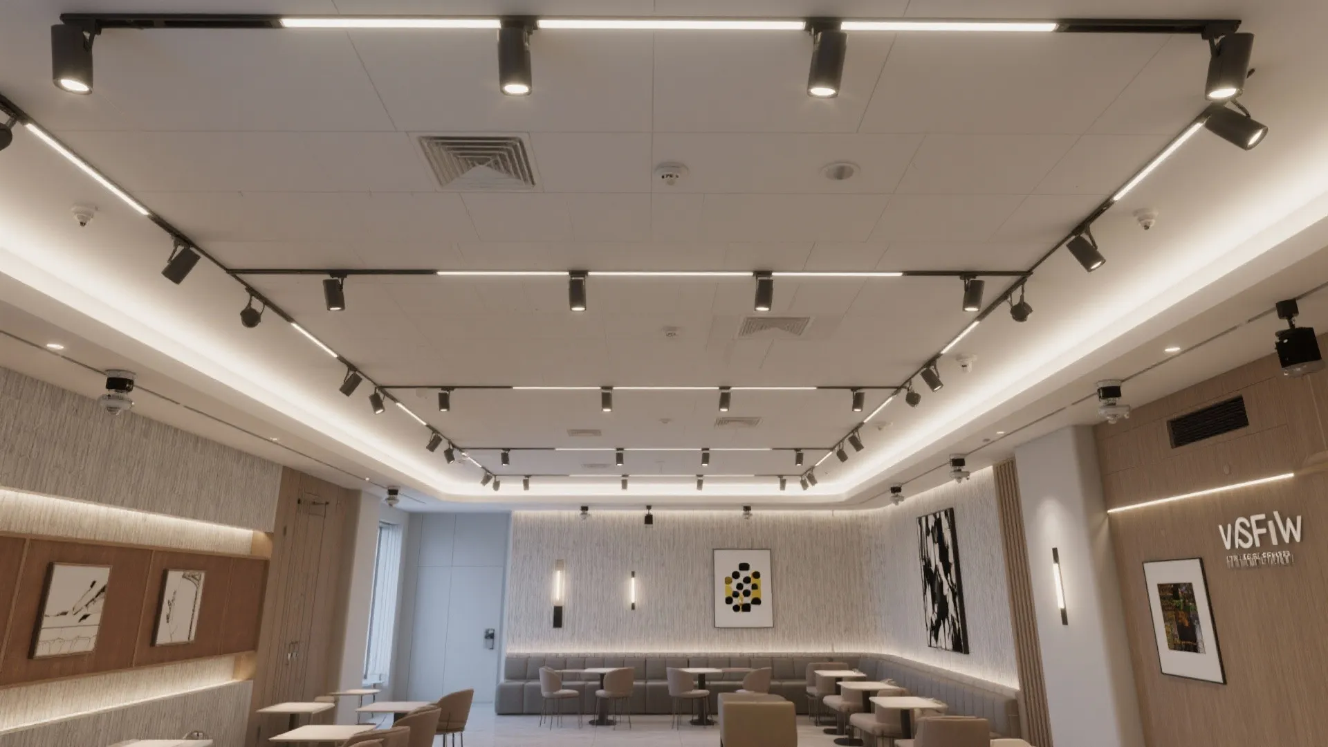 5) Two-Layer Gypsum with Perimeter Glow and Task Spots