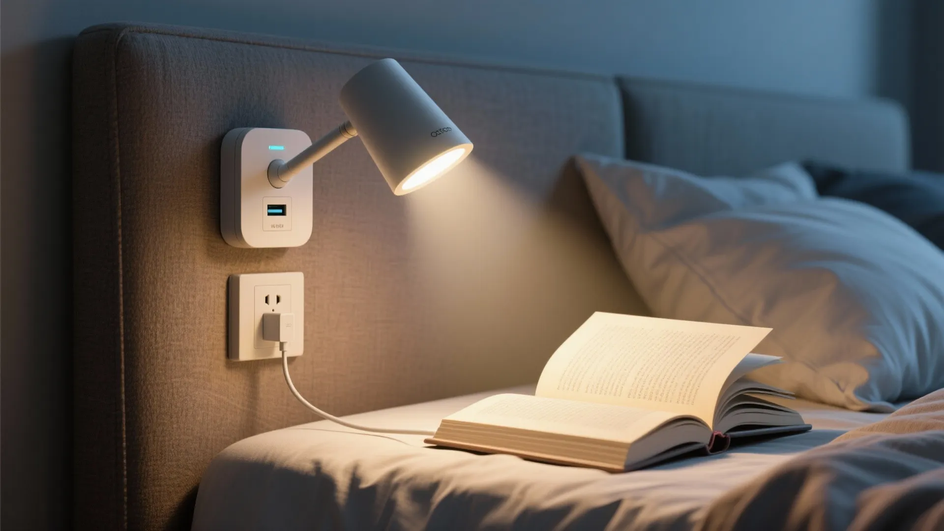 4. Directional Reading Lights with USB