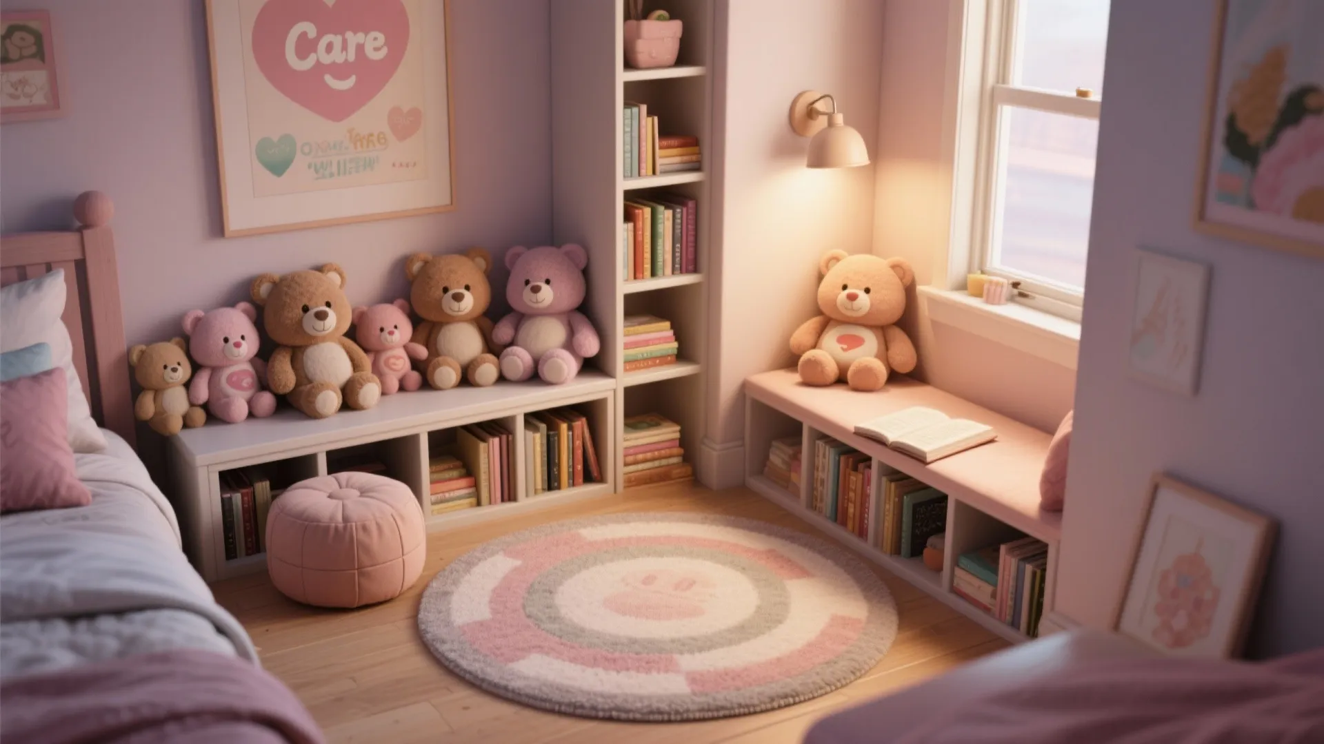 2. Character Corner — Cozy Reading Nook