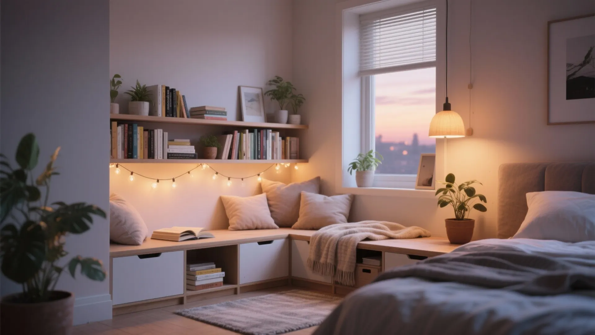 3. Create a cozy reading nook