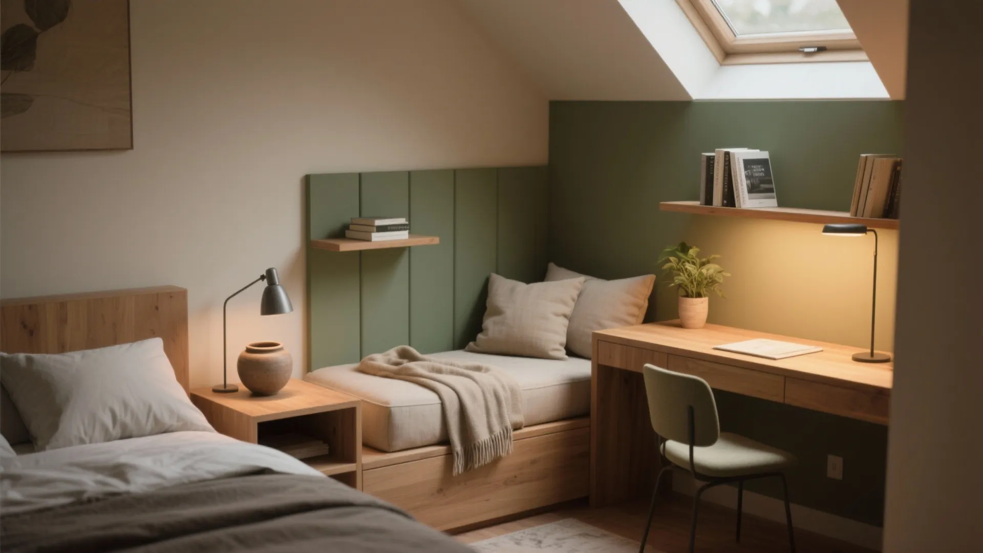 5. Carve a small nook for reading or work