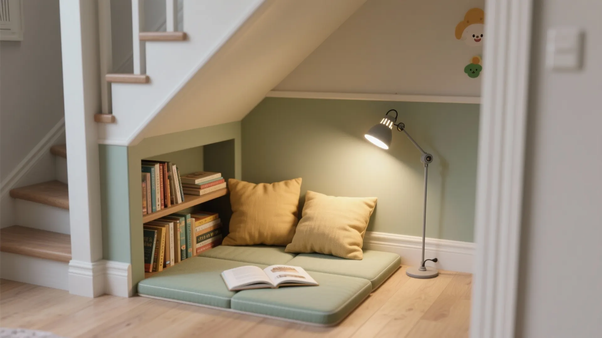 A Cozy Reading Nook (Loft, Tent, or Under-Stairs)