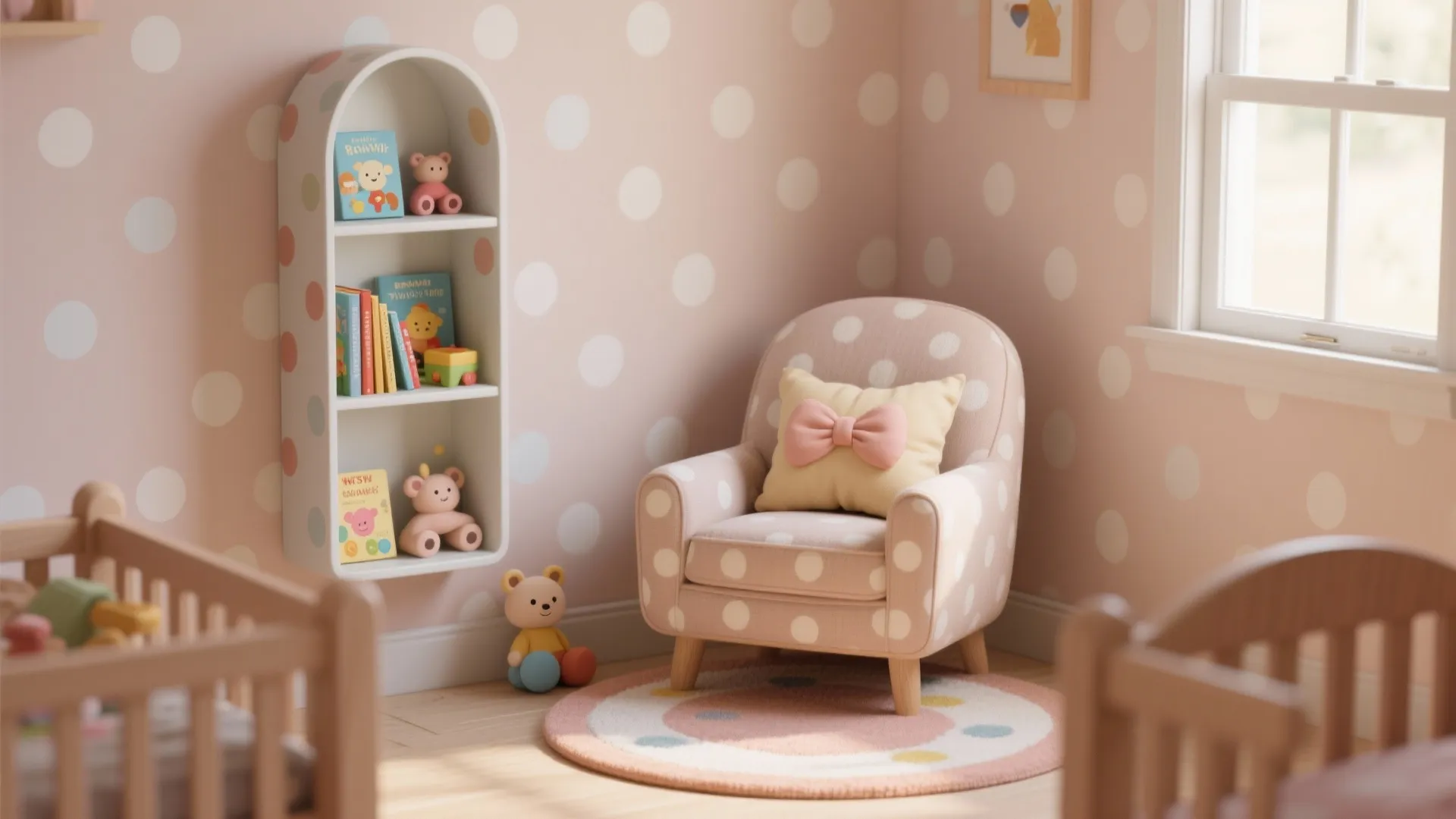 4. Cozy Minnie Corner Reading Nook
