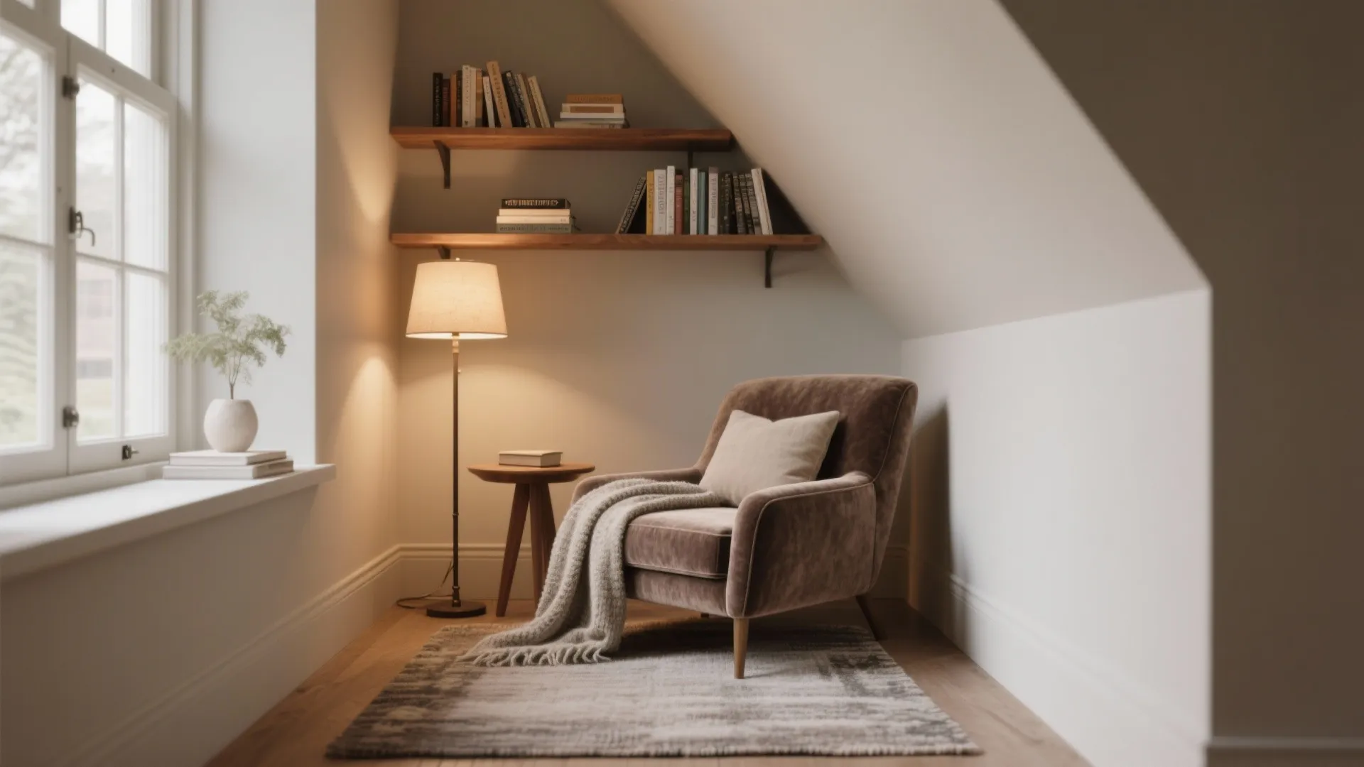 4. Create a reading nook or mini sanctuary