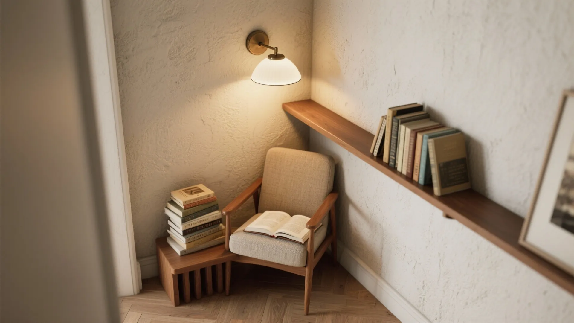 4. Mini reading nook spotlight