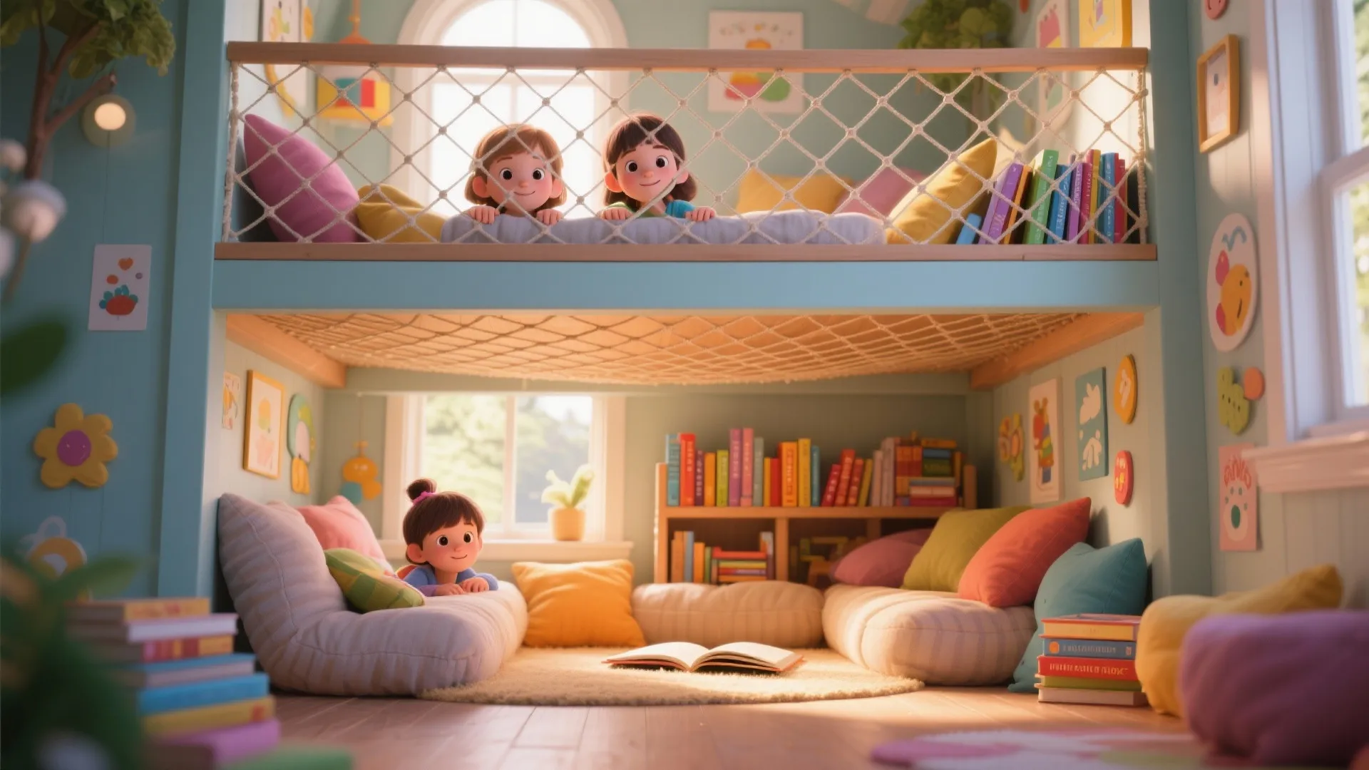 4. Reading Nook Hideaway Net