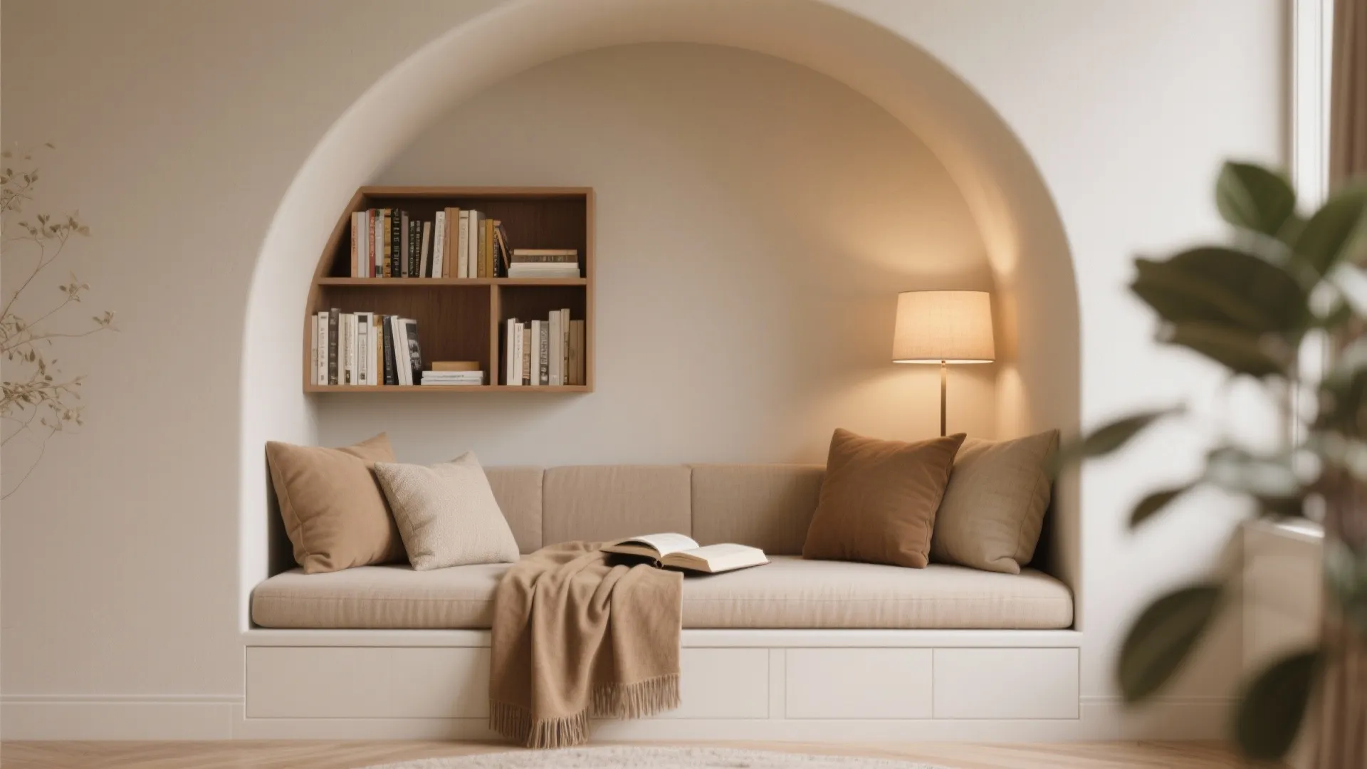 6. Deep Alcove Reading Nook