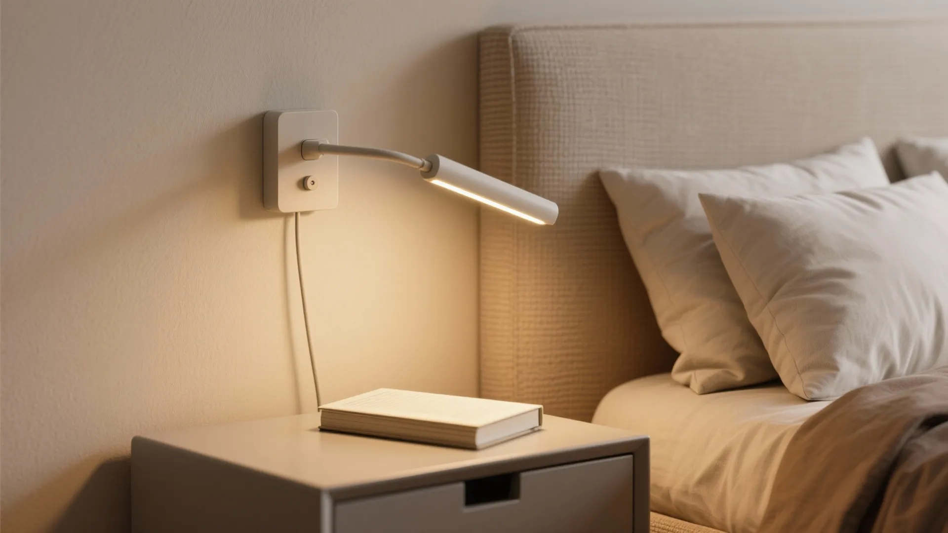 1. Integrated Reading Sconces with Adjustable Arms