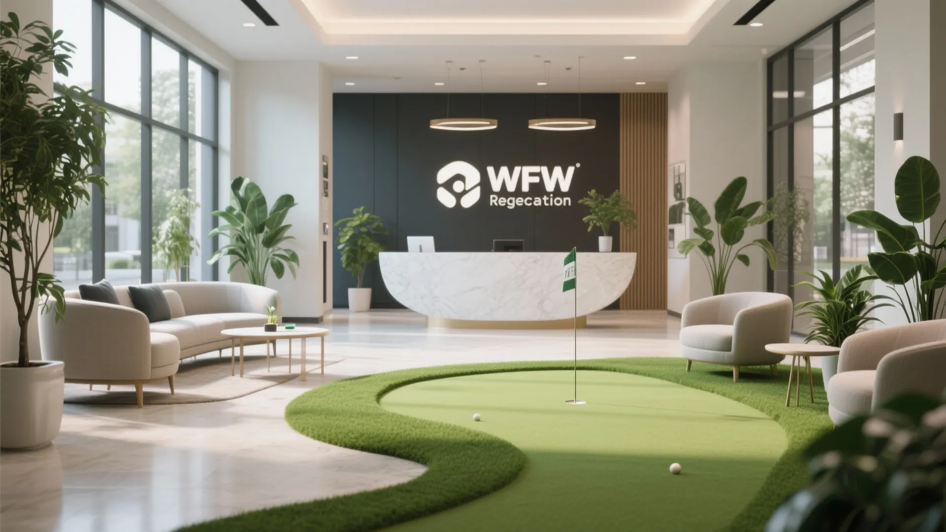 8. Reception Area Welcome Shot