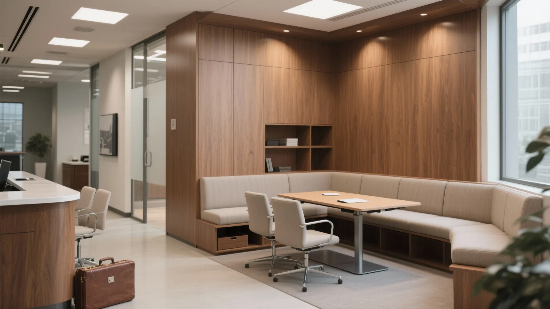 1. Multi-functional reception and meeting nook