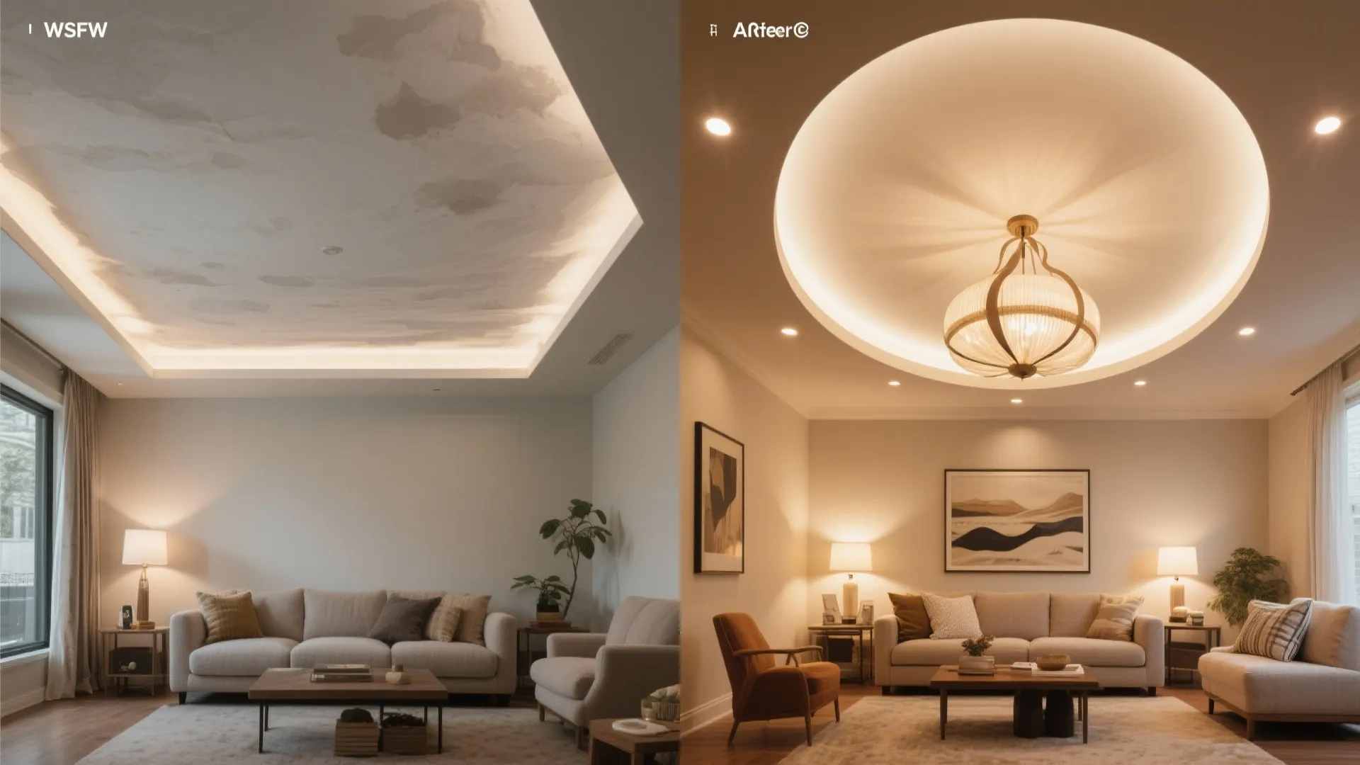 Statement Recess for a Centerpiece Fixture