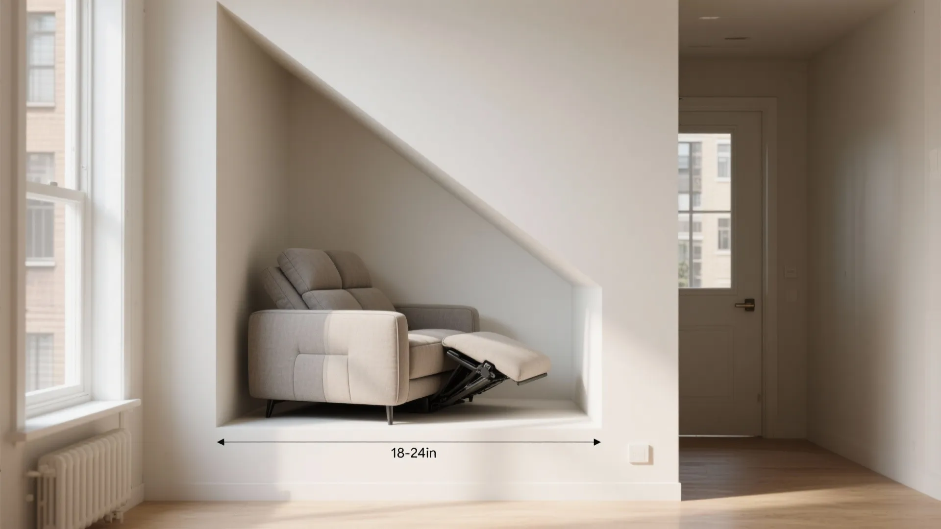 5. Recess and rotate to reclaim circulation