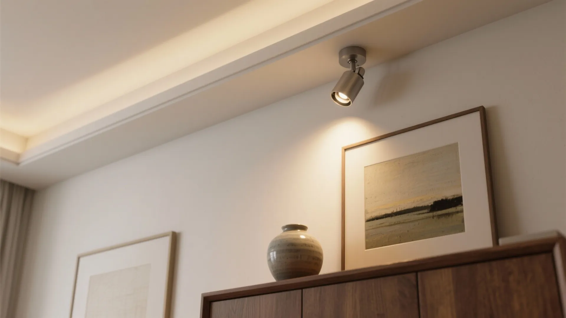 4. Recessed + Accent Combination