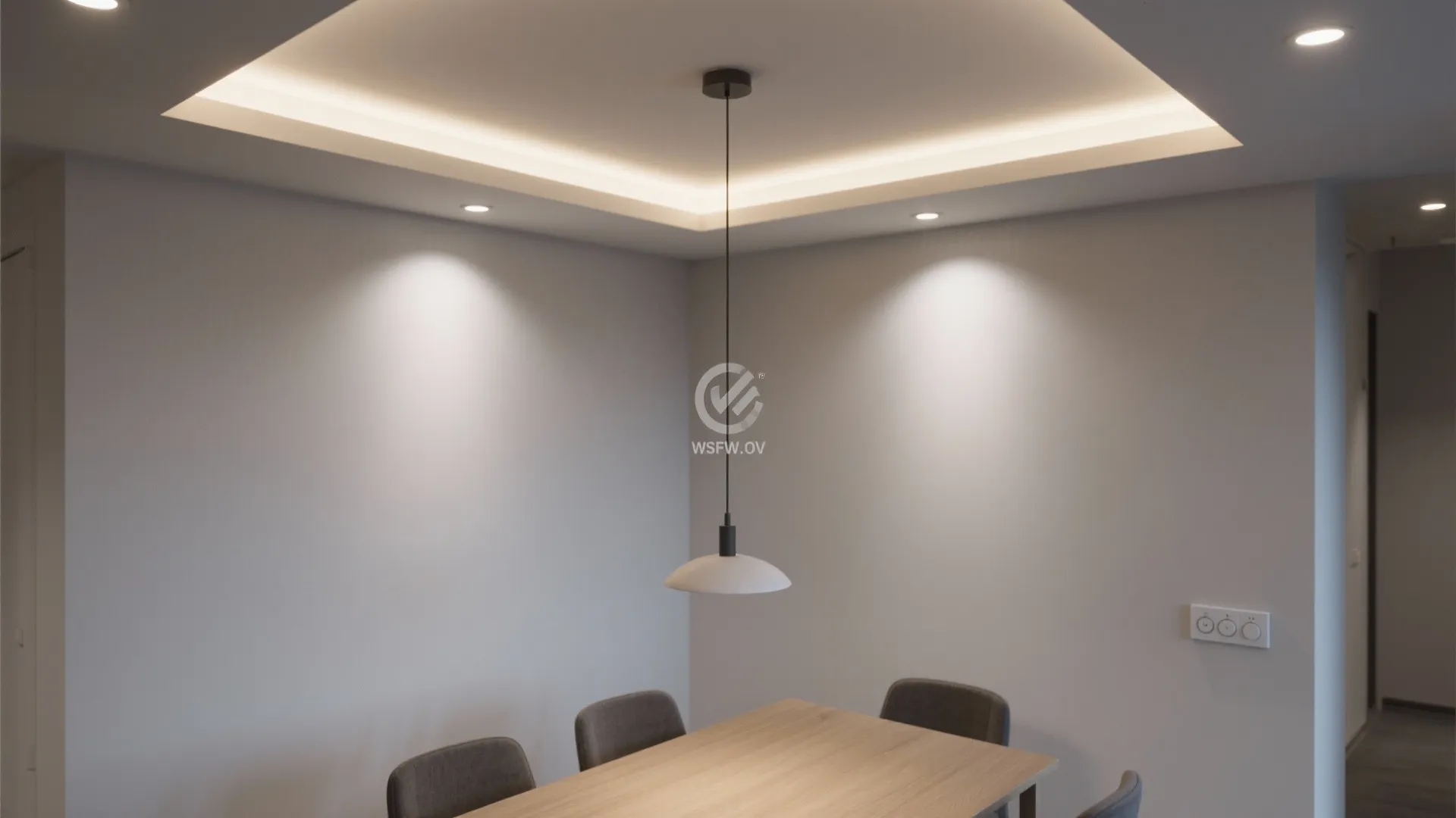 4. Recessed + Accent for Seamless Lighting