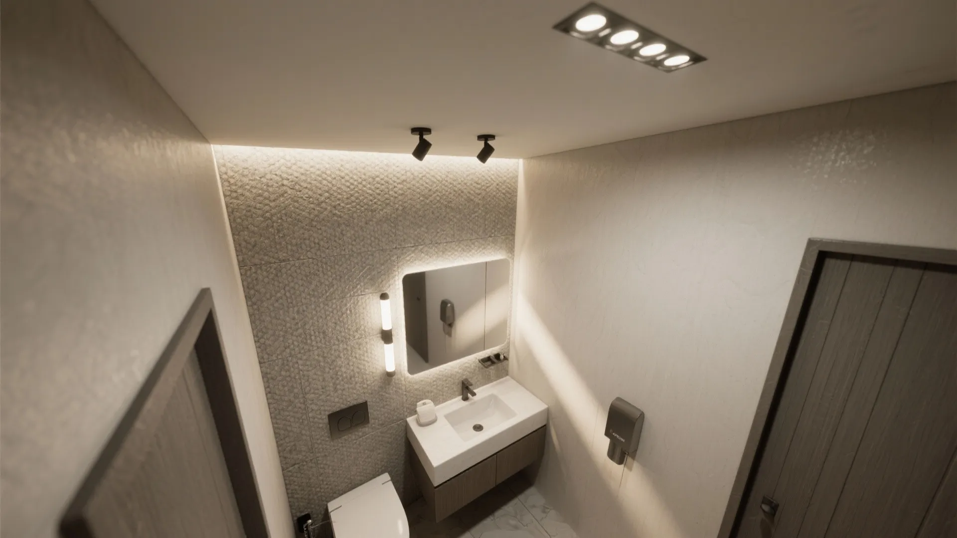 5. Recessed Adjustable Accent Lights