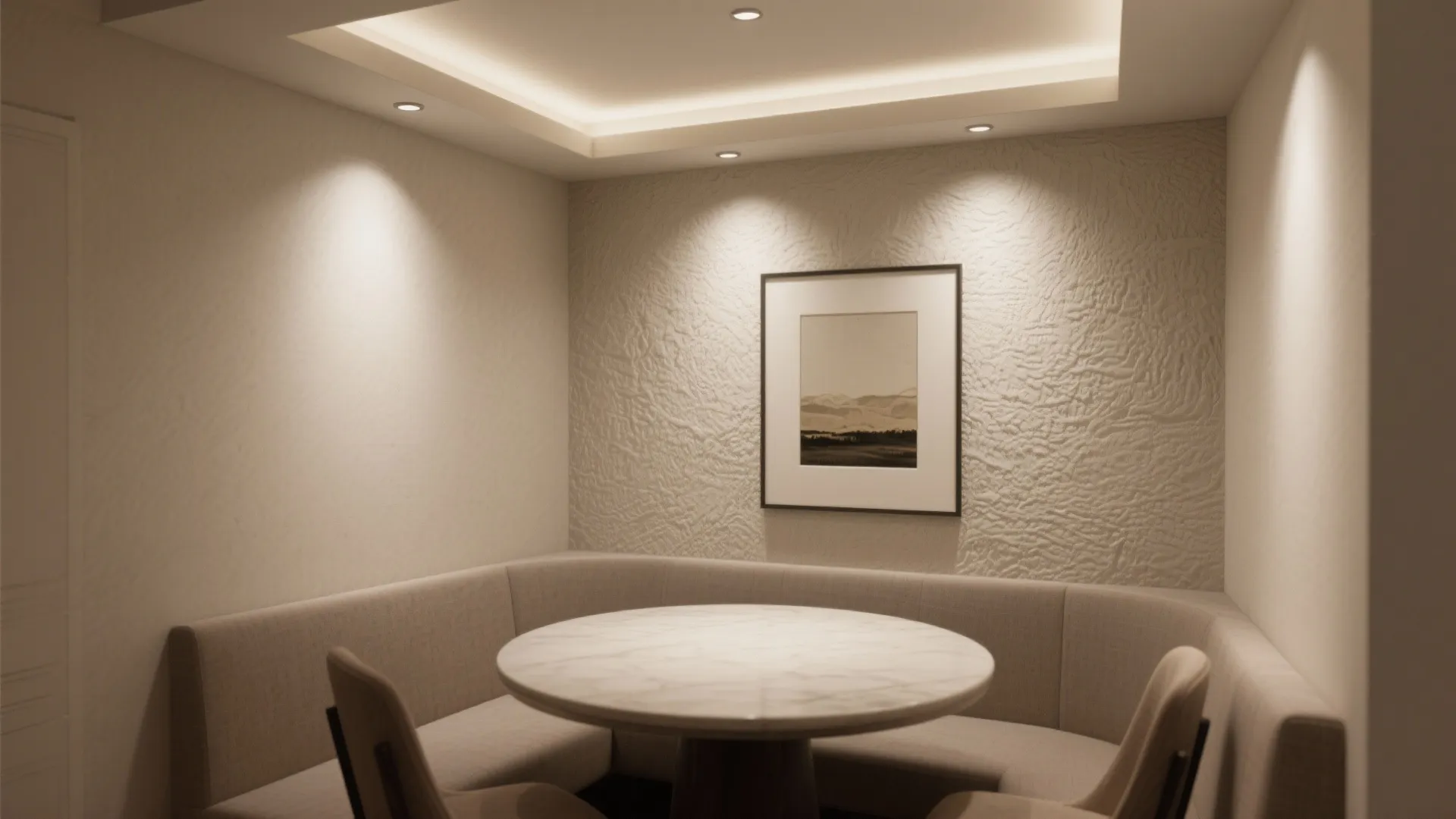 3. Recessed + Accent Wall Wash