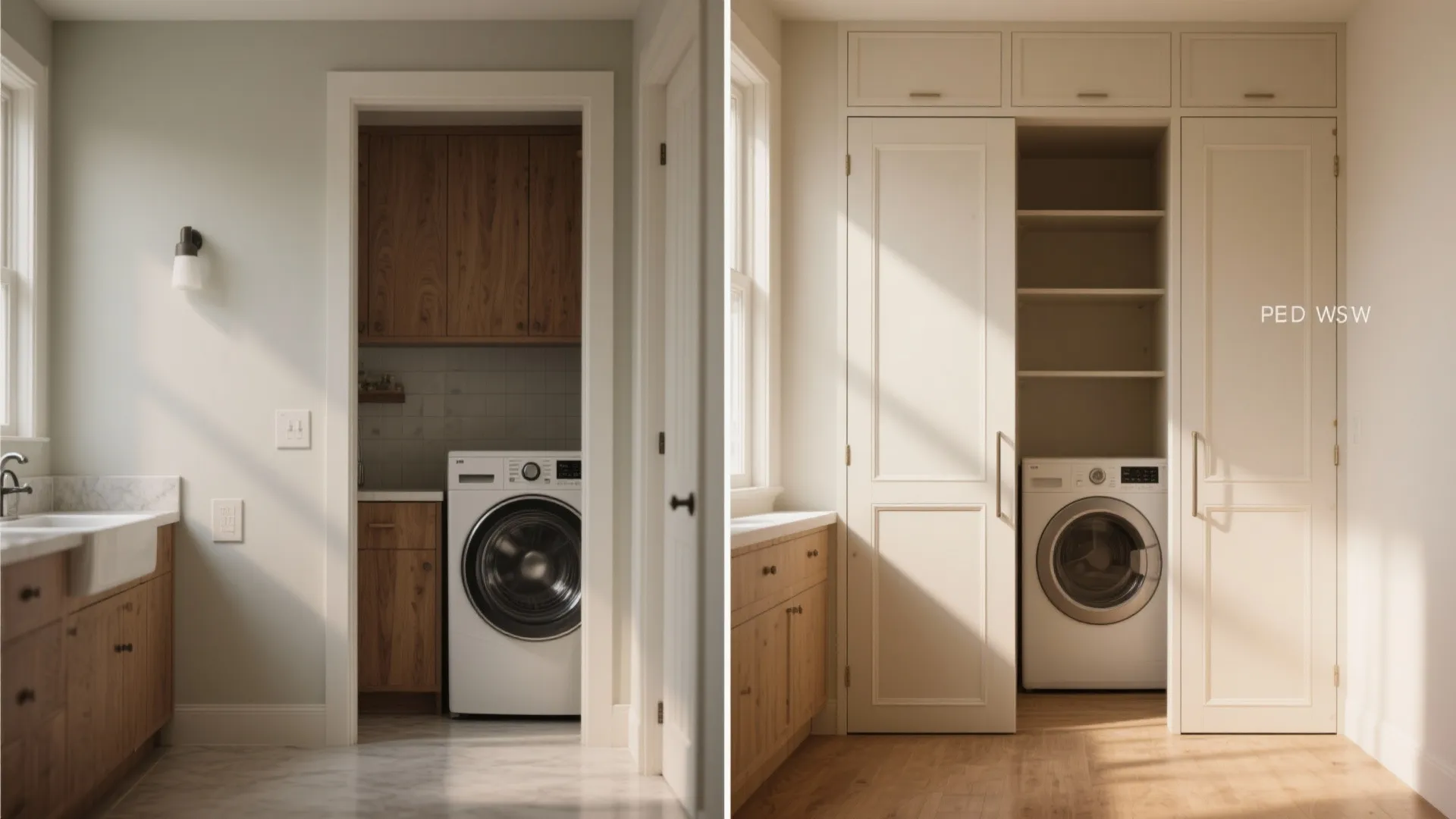 3. Integrated shelving and recessed doors with photo-real 3D views