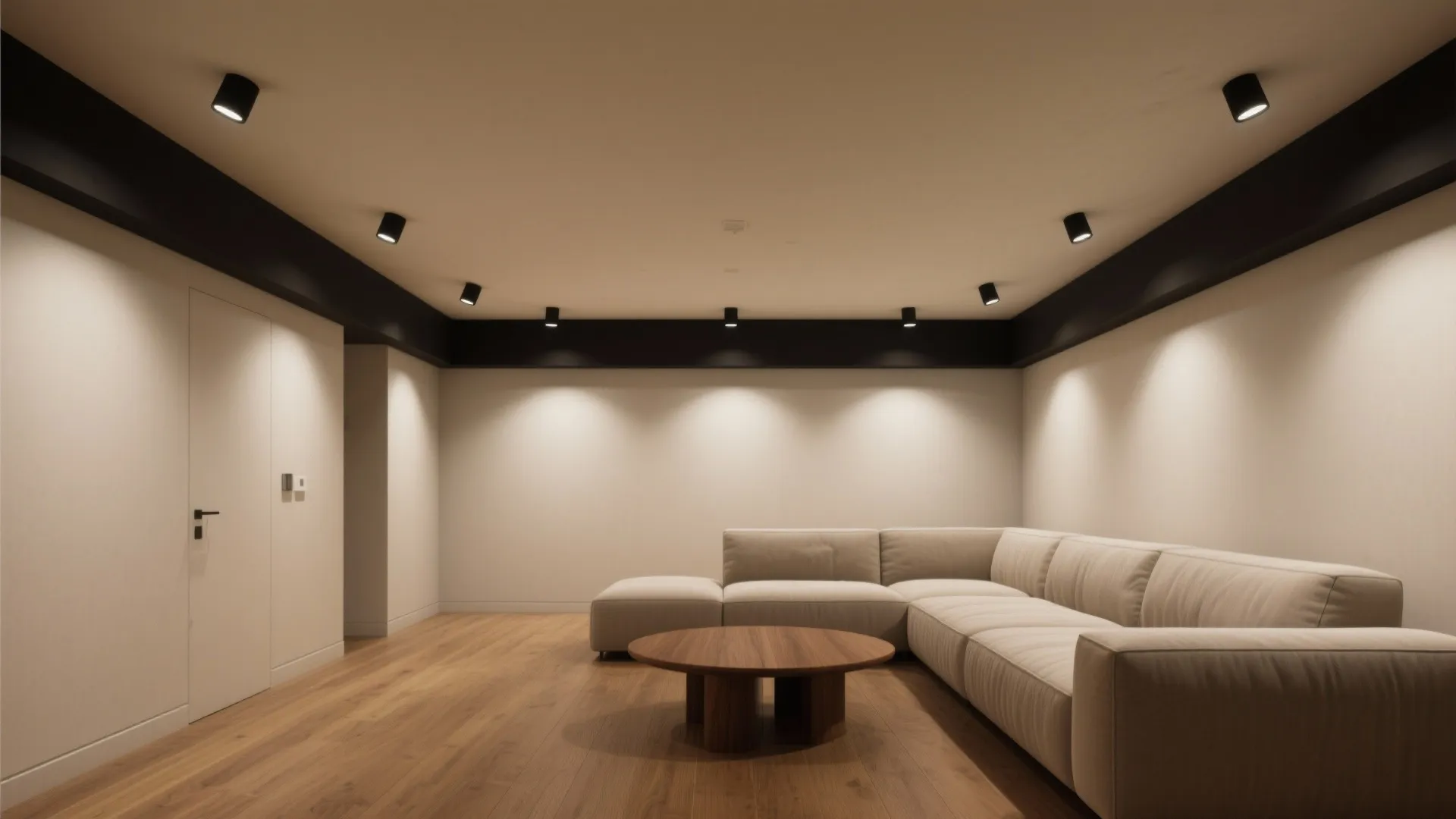 1. Black Recessed Lights for a Clean, Layered Look