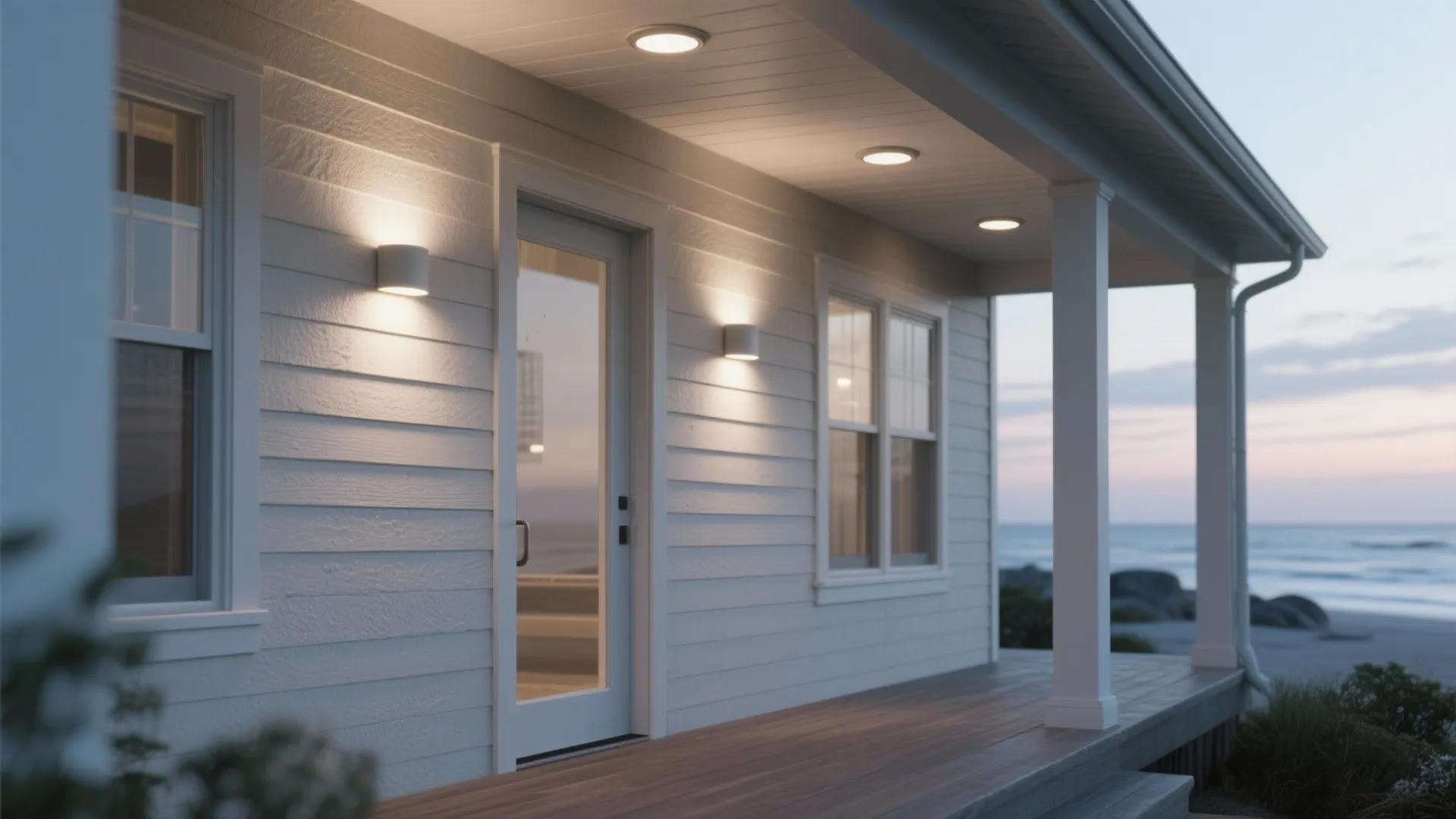 2. Recessed Round Bulkhead Lights