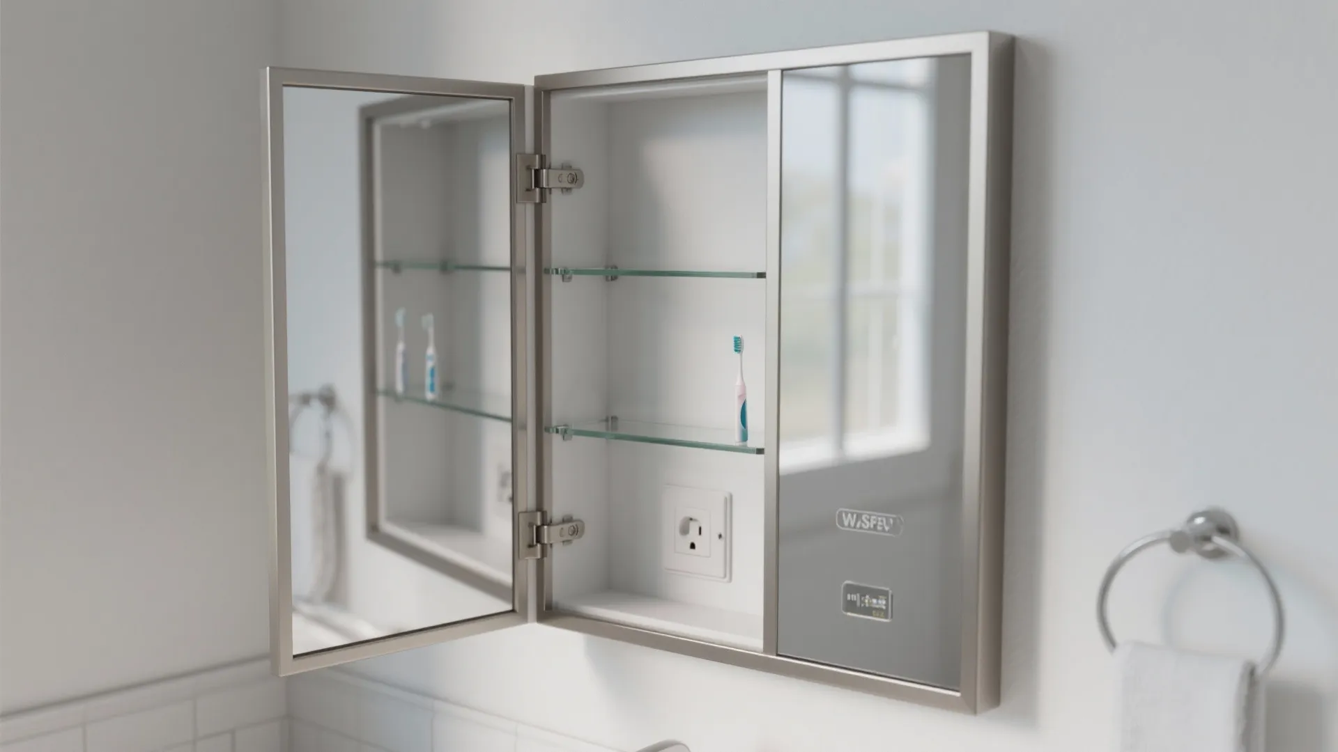 Recessed Mirror Cabinets and Mirrored Storage