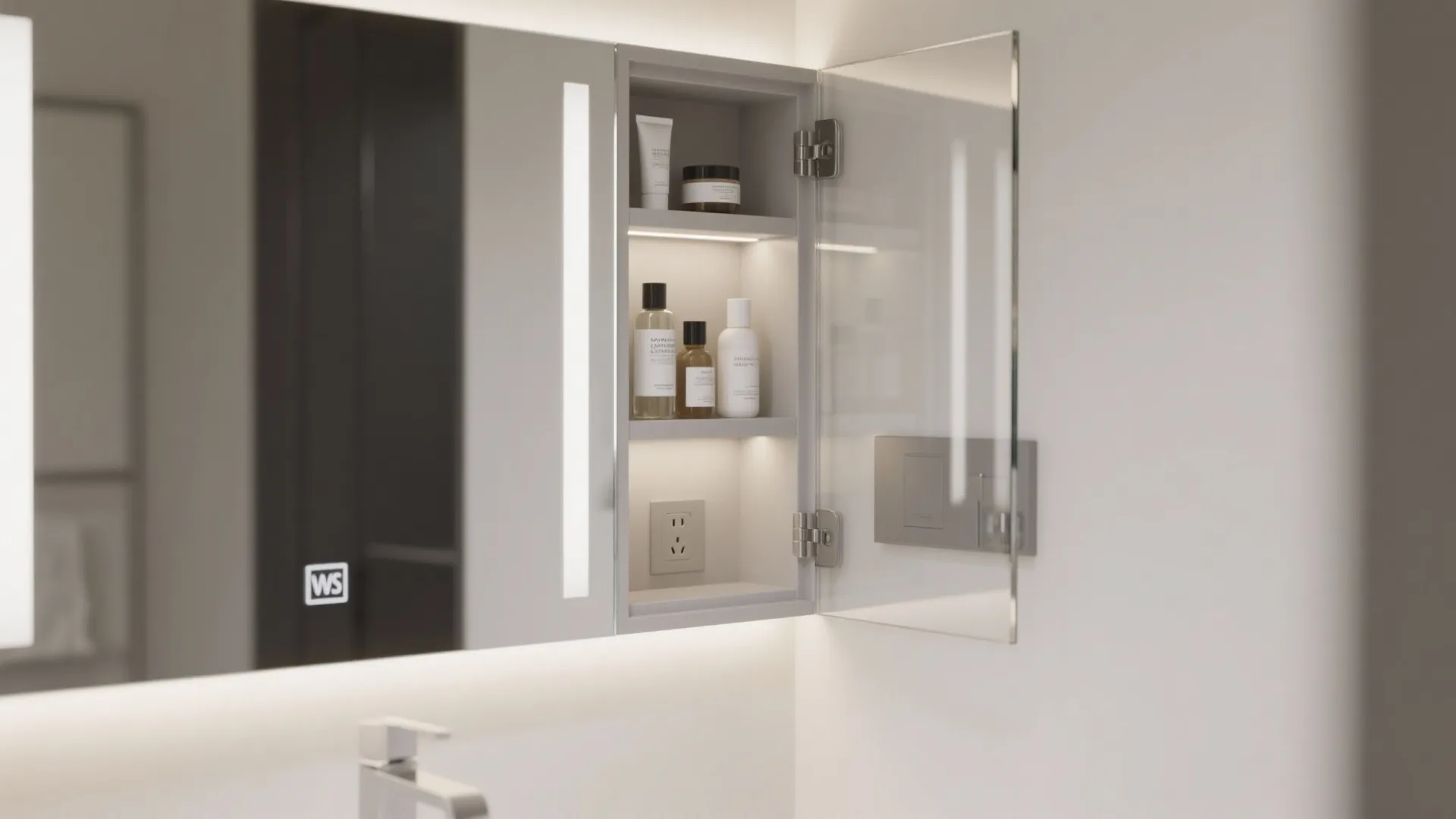 Recessed Medicine Cabinet Mirrors: Hidden Storage, Clean Lines