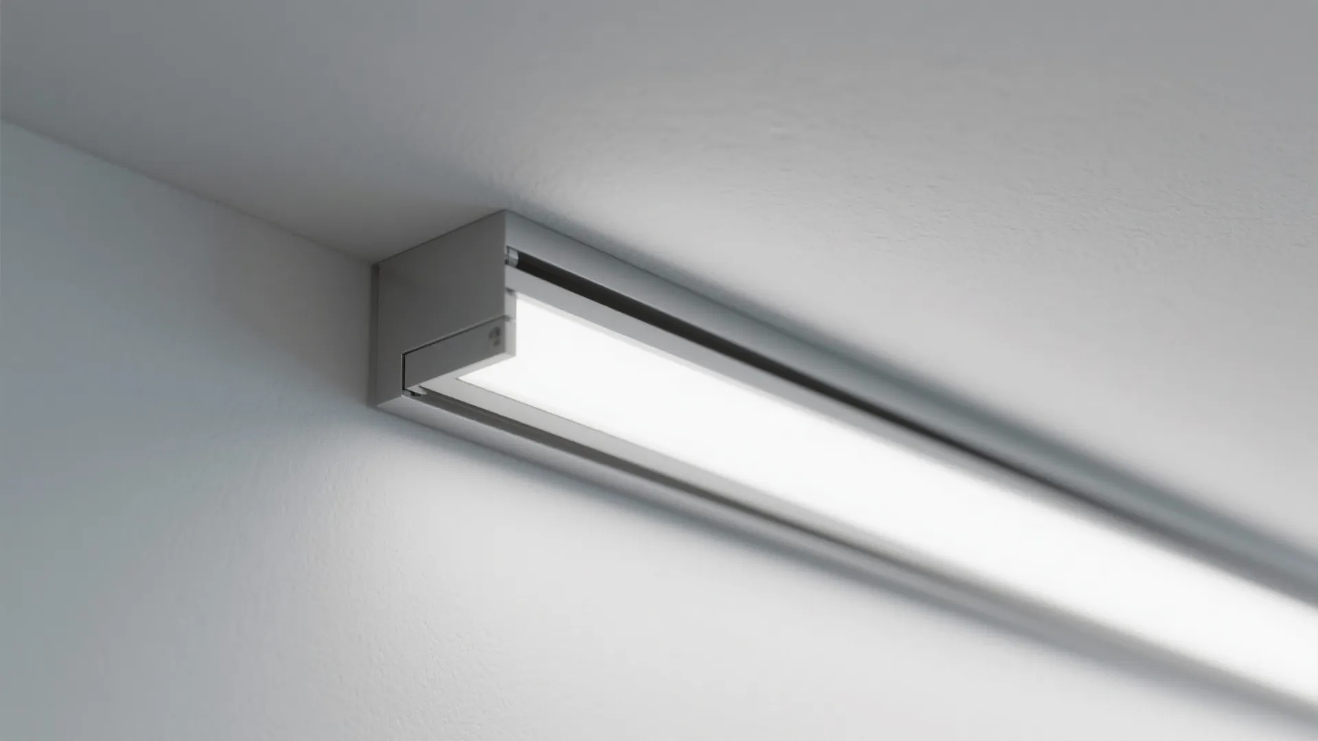 1) Minimal recessed linear lines in ceilings