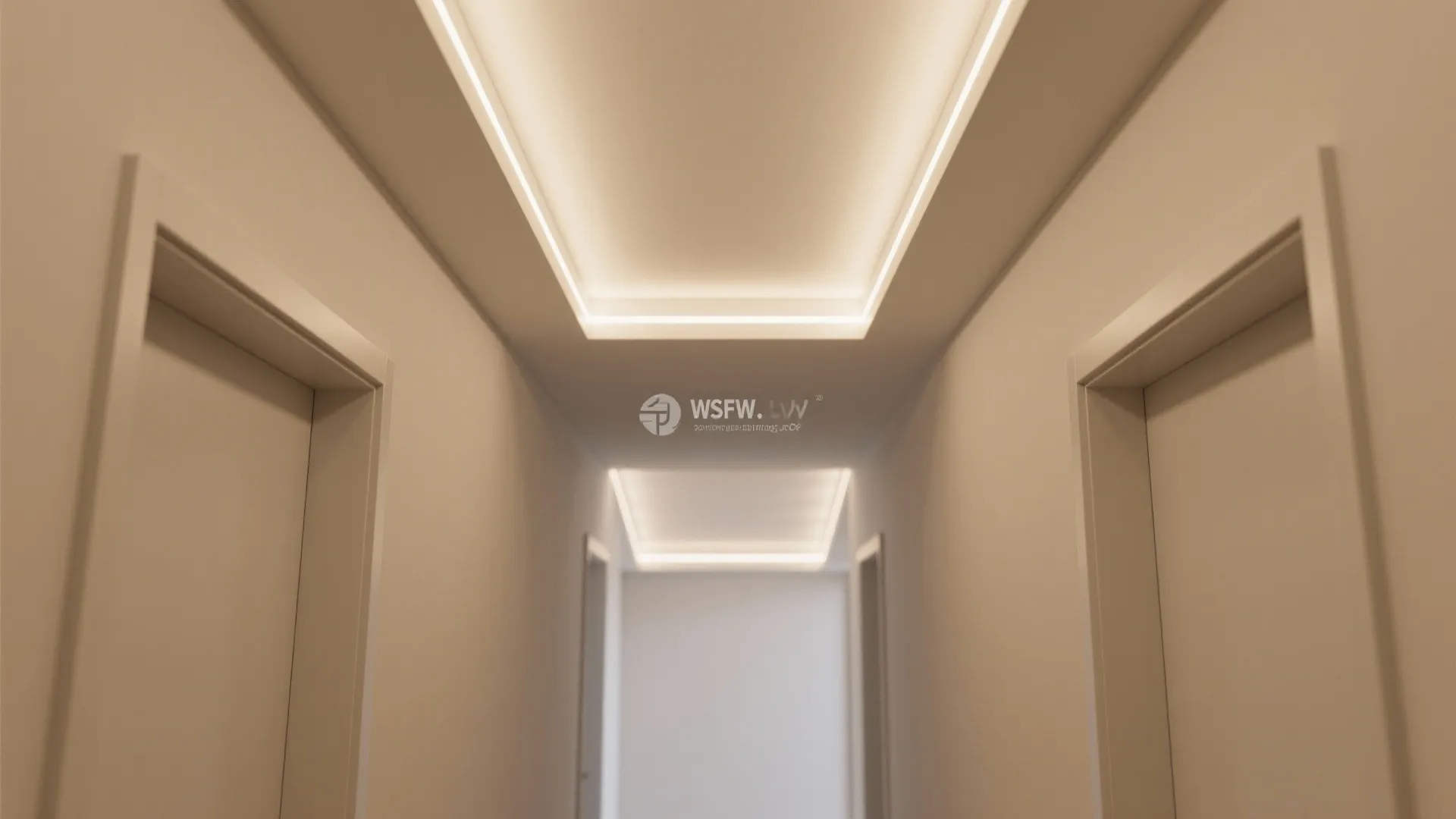 Slim Recessed Channels with Indirect LEDs