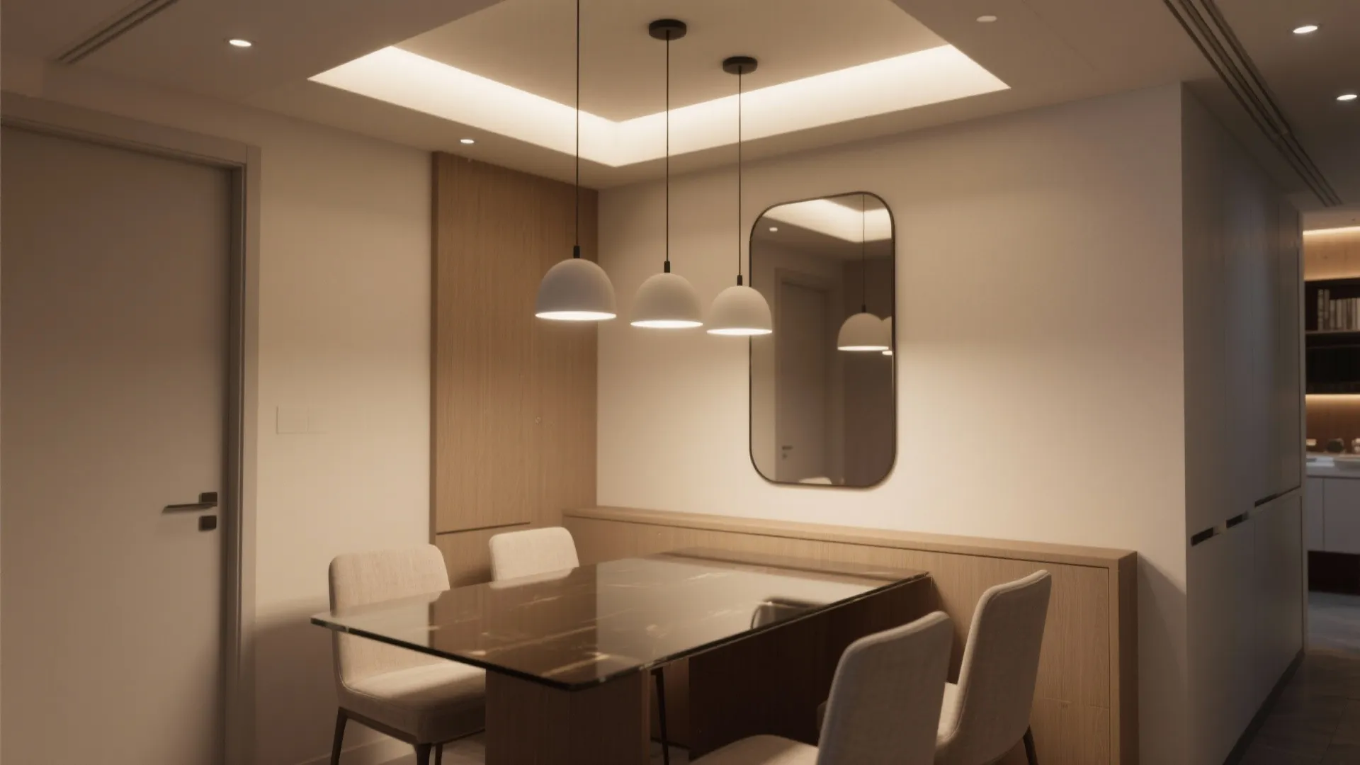 3. Recessed Cluster for Low Ceilings