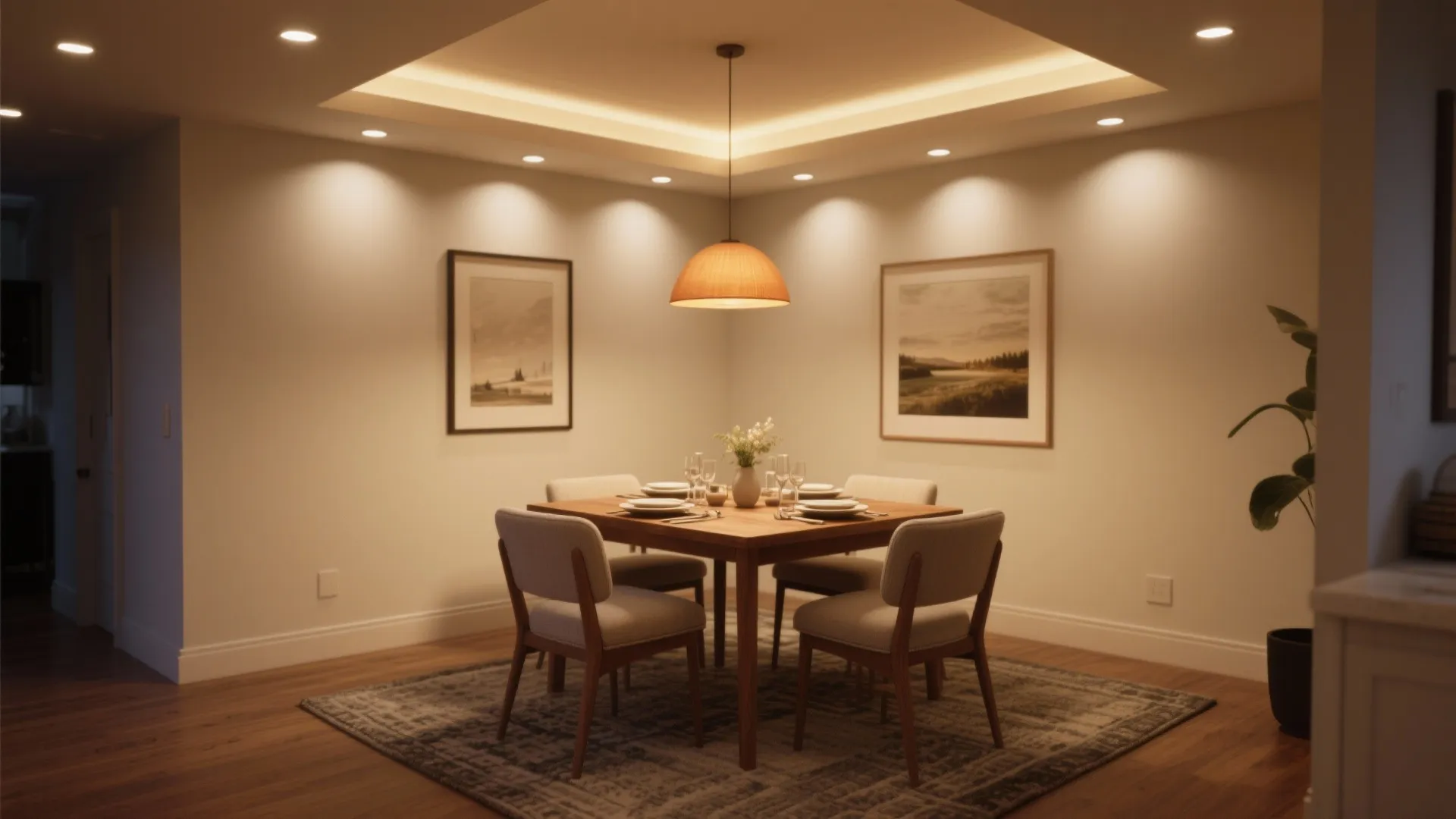 Recessed Lighting Ideas: 5 Ways to Brighten Dining Rooms: Practical and stylish recessed lighting inspirations for dining rooms from a 10+ year interior designer