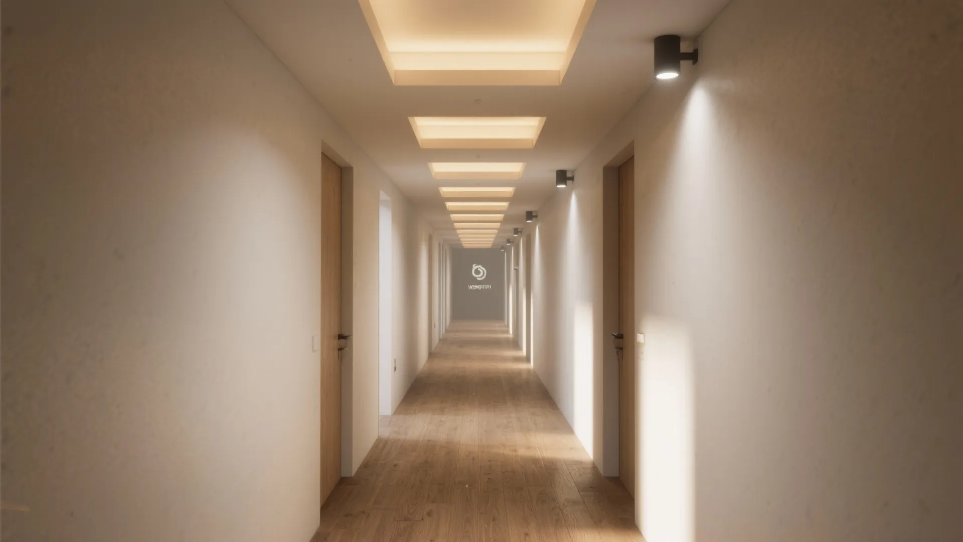 1. Recessed downlights with dimming