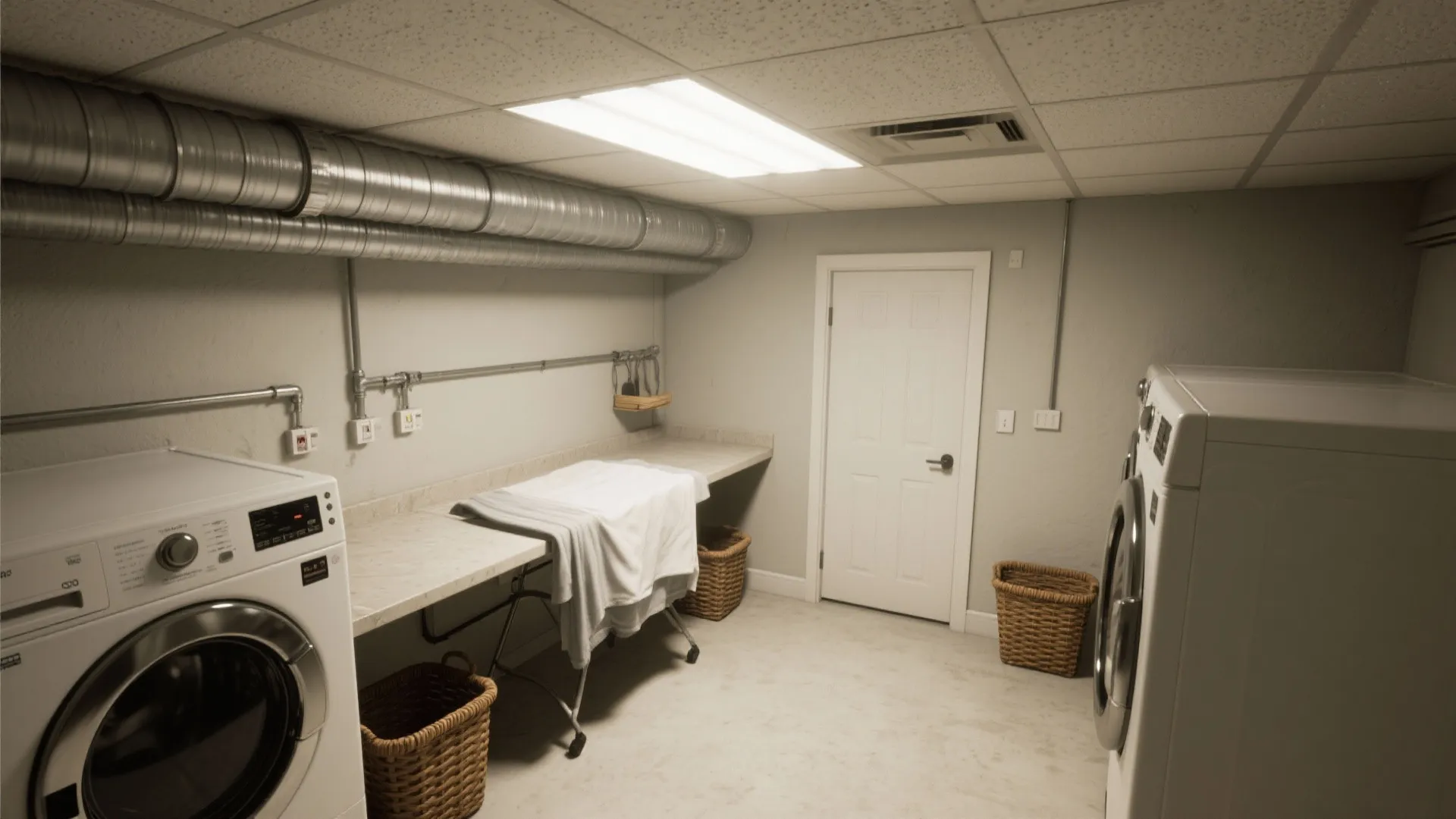 3. Recessed Lighting with a Shallow Drop