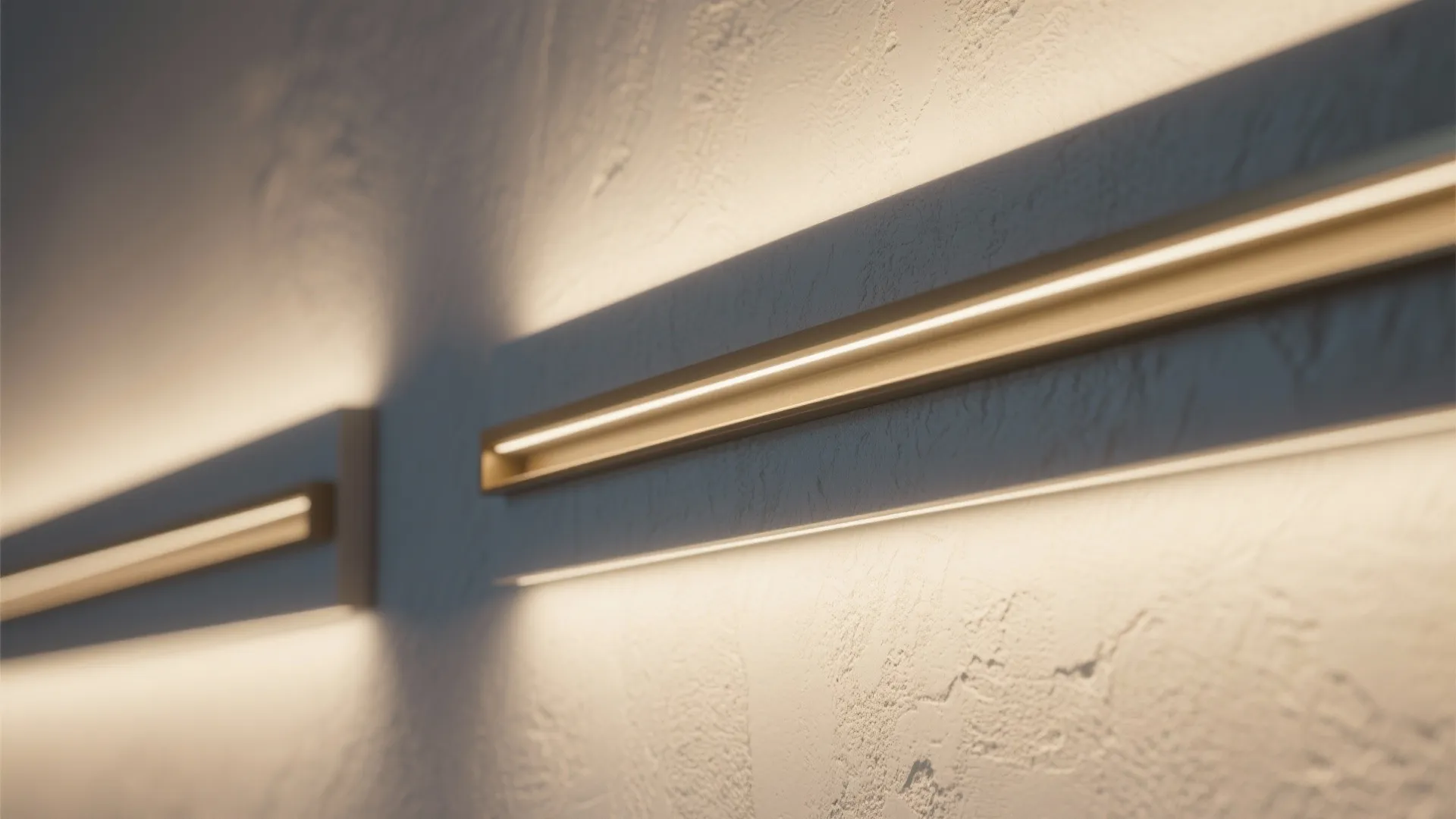 5) Recessed wall grazers with smart controls