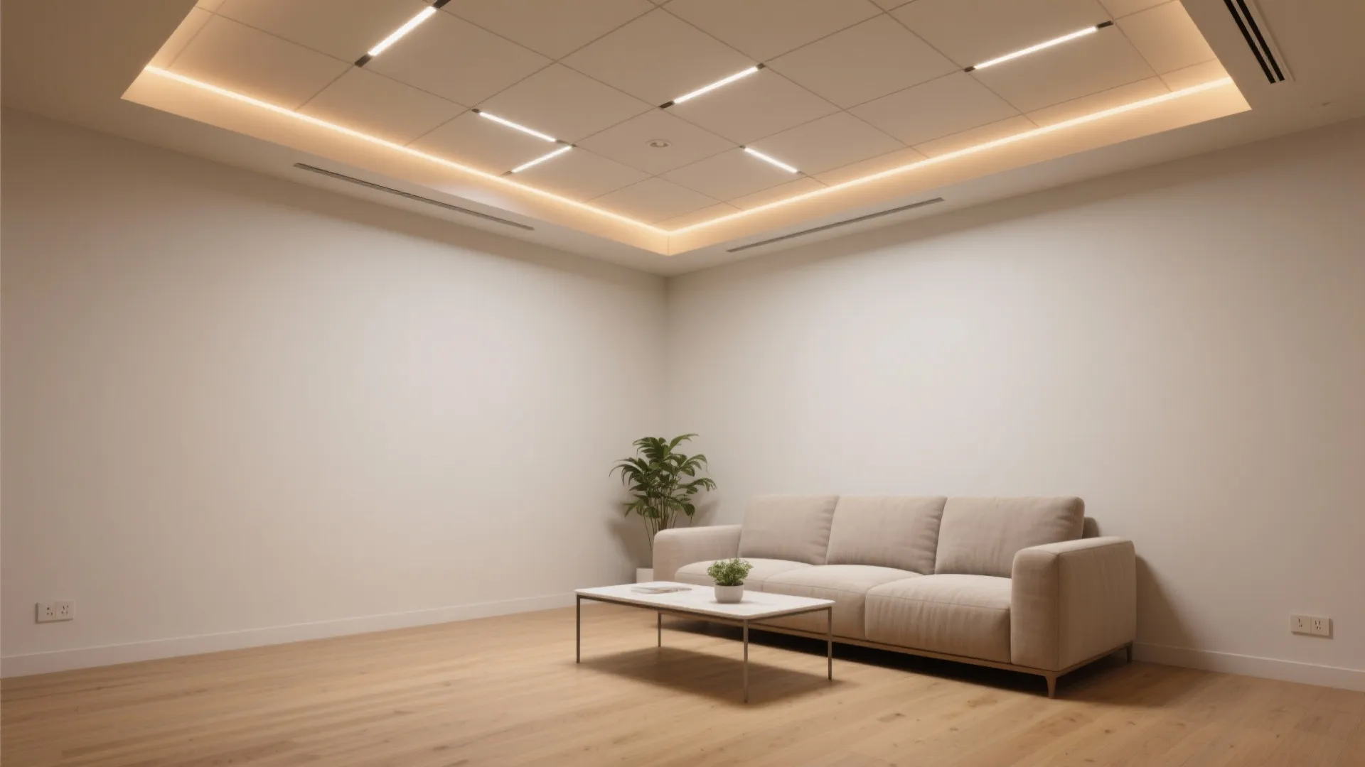 Minimal Recessed Grid