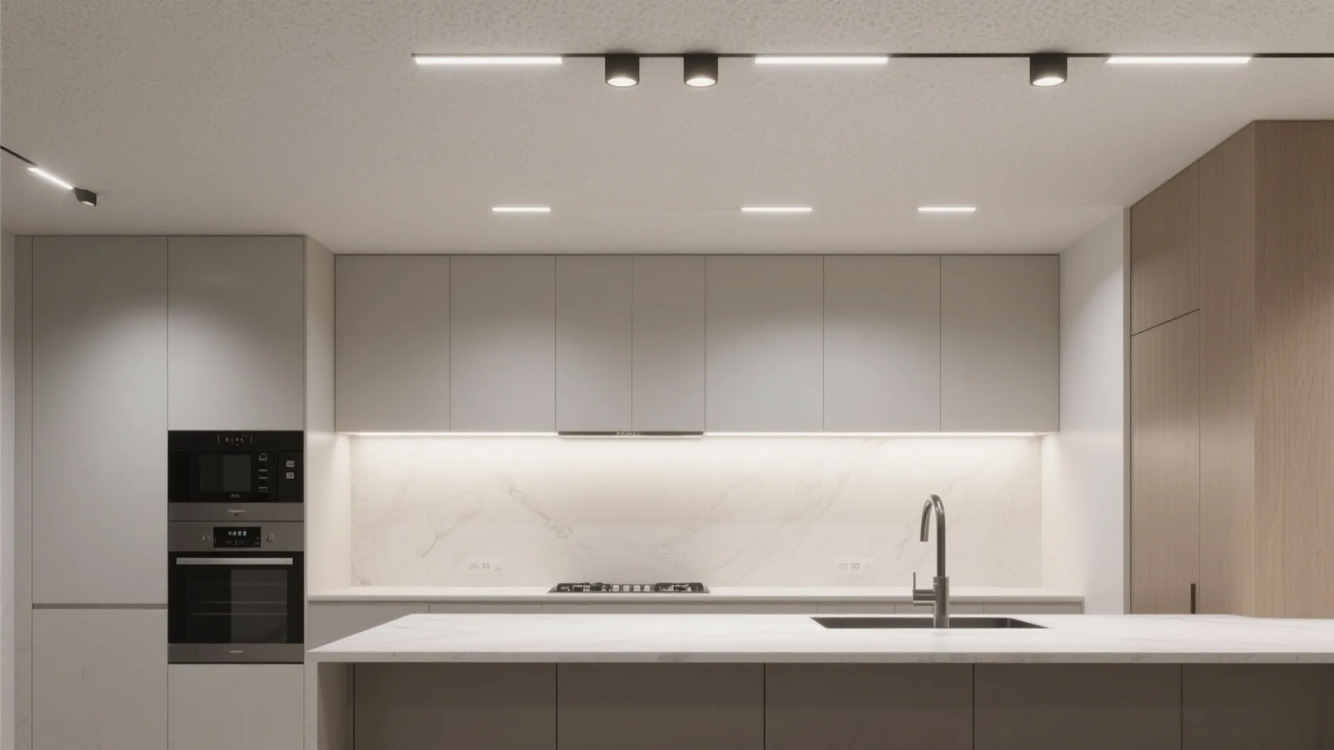 1. Recessed Lighting for a Clean Look